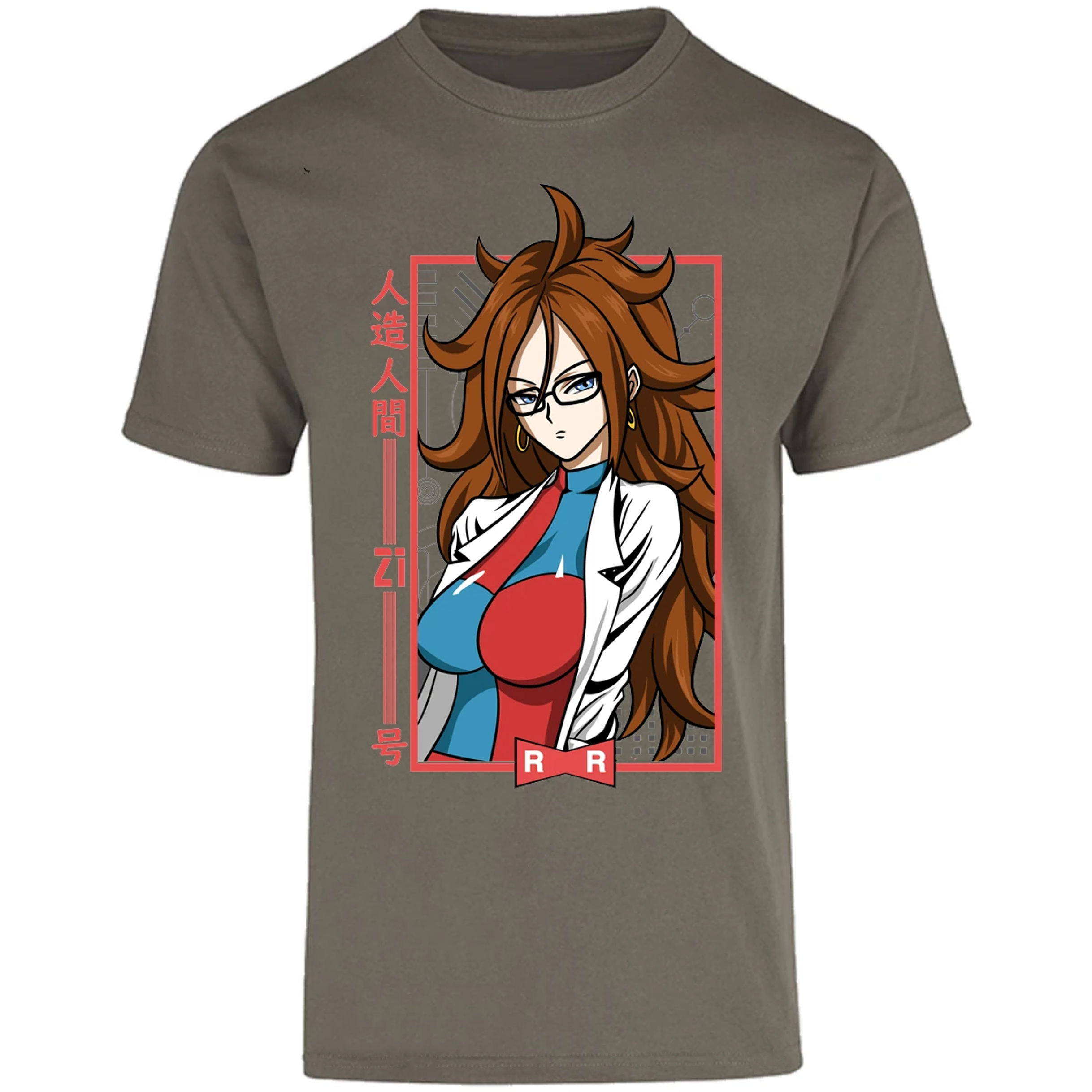 Playera Dragon Ball Anime Androide 21 para Adulto 18