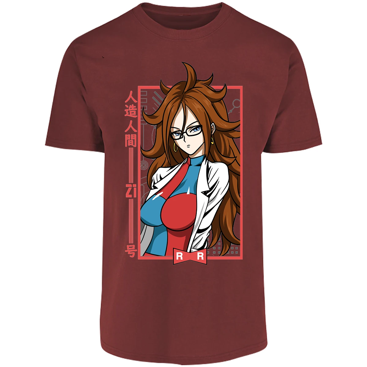 Playera Dragon Ball Anime Androide 21 para Adulto 21