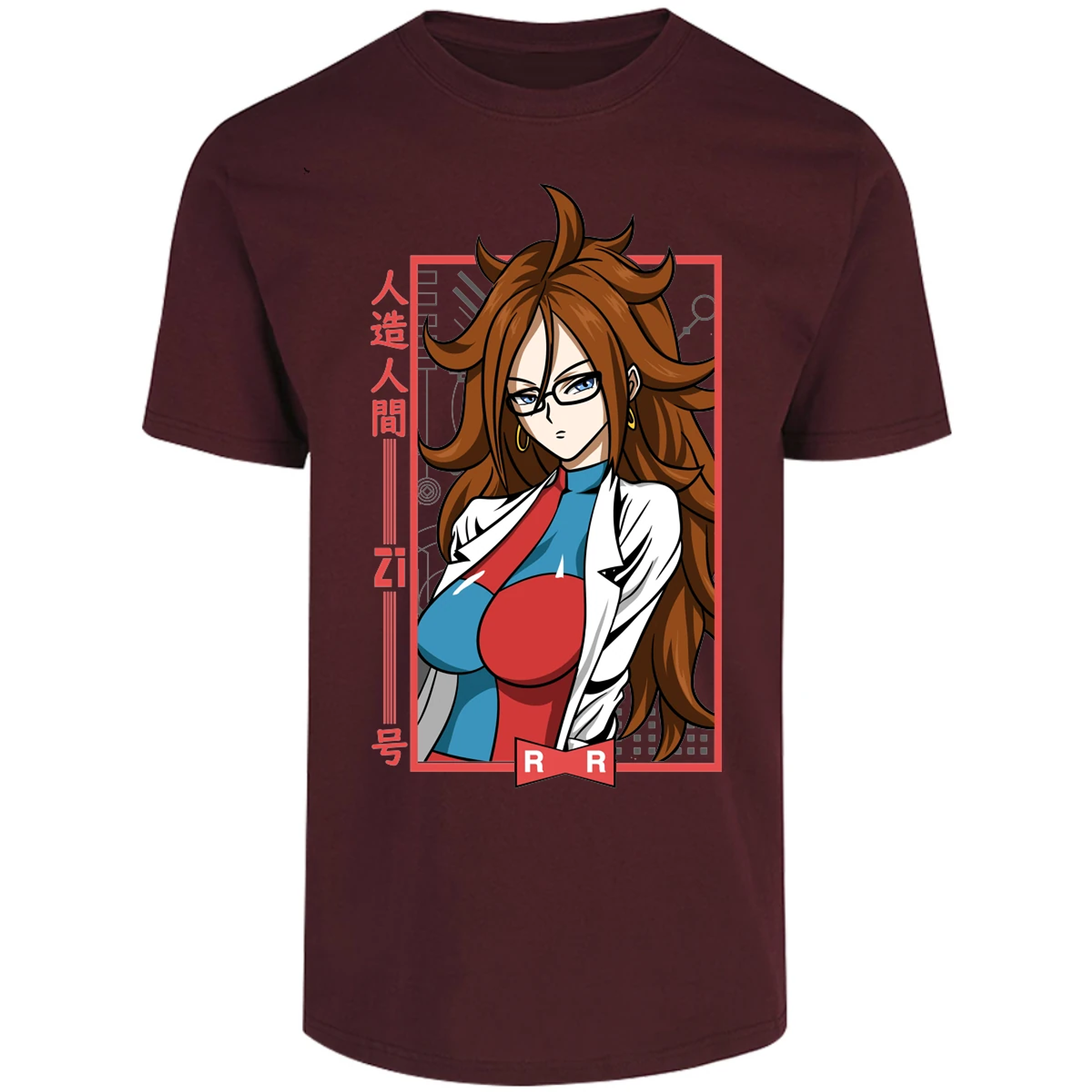 Playera Dragon Ball Anime Androide 21 para Adulto 24