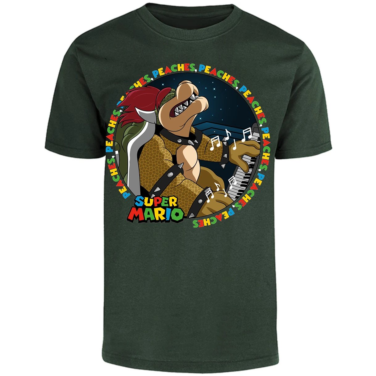 Playera Es De Series Y Peliculas Bowser Peaches para Adulto 2