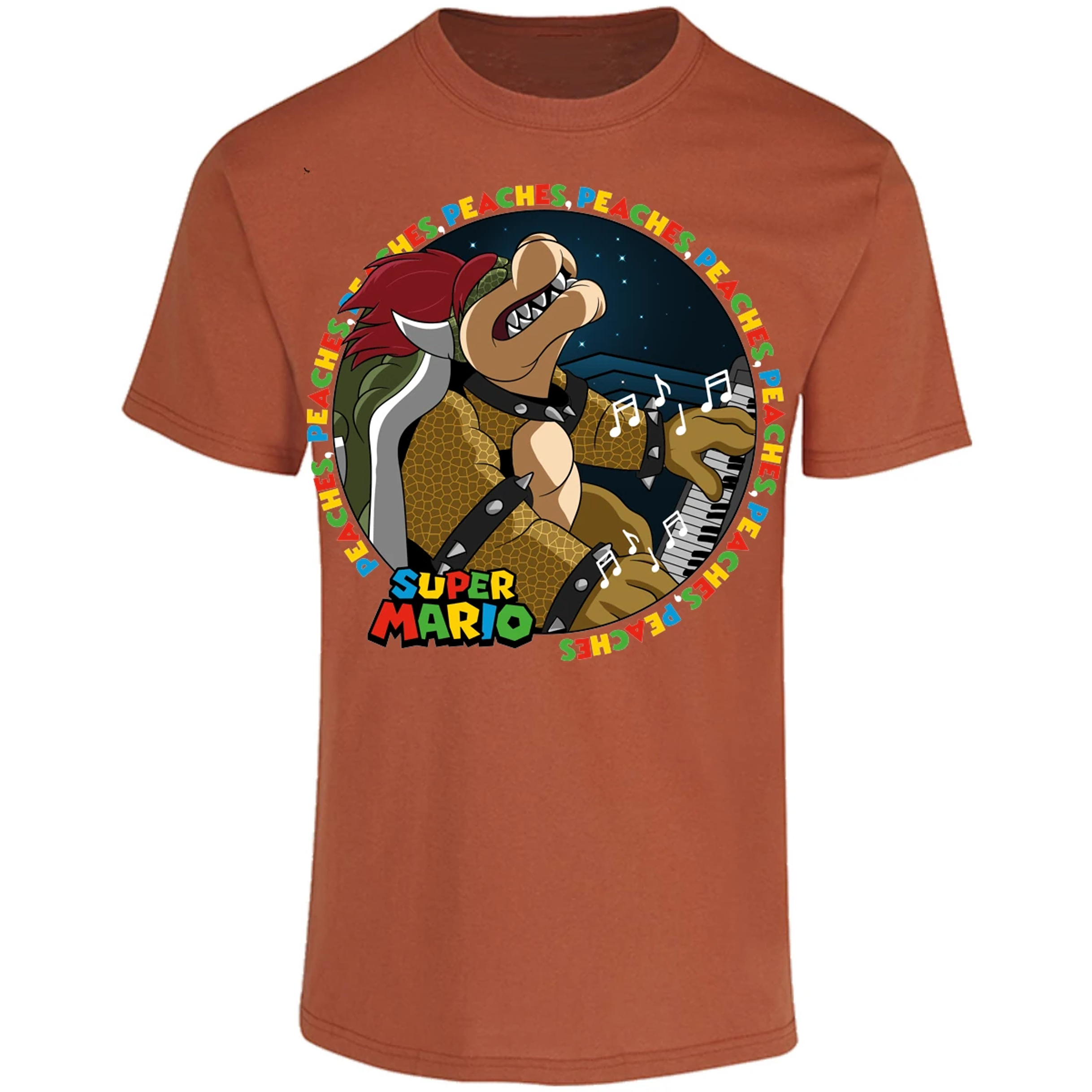 Playera Es De Series Y Peliculas Bowser Peaches para Adulto 16
