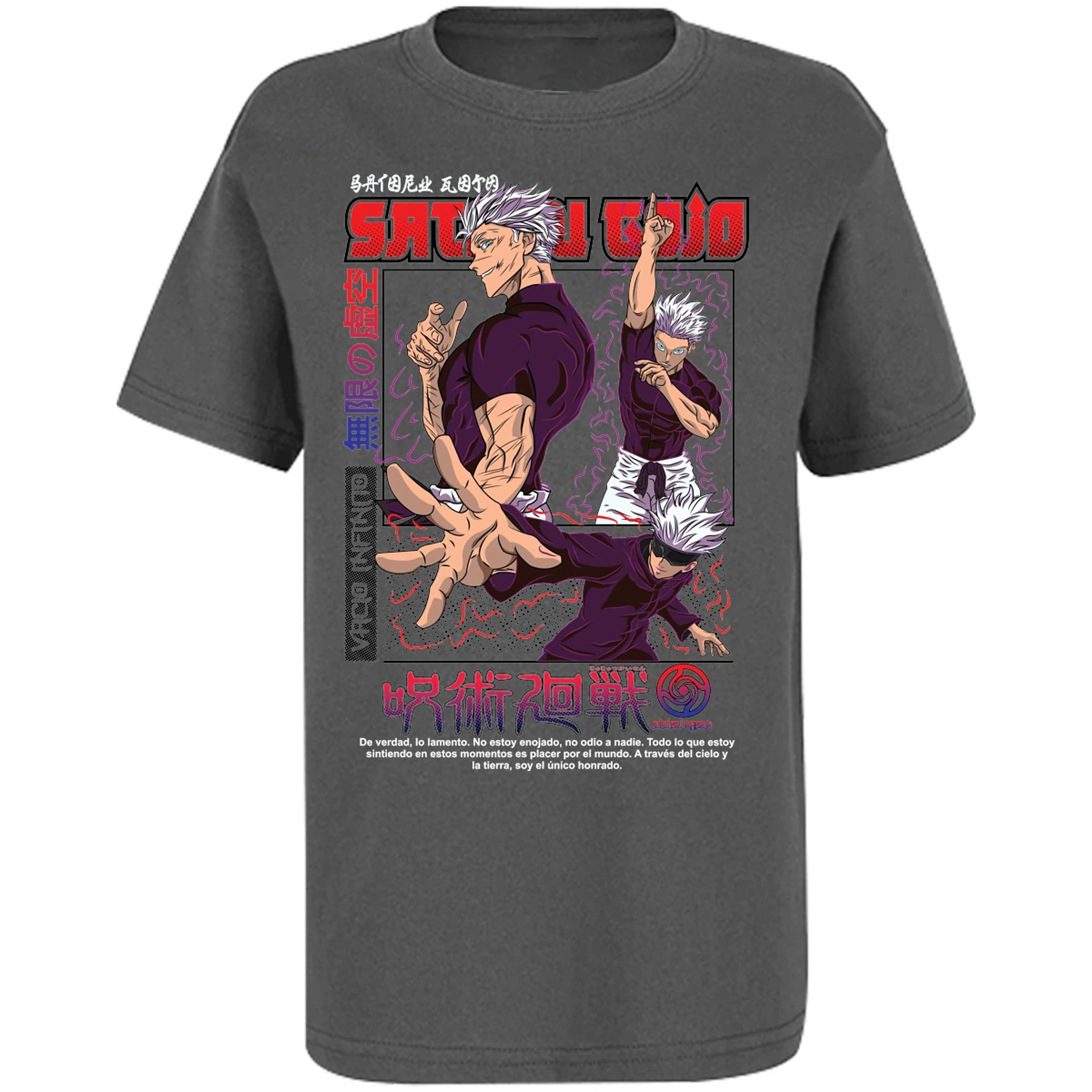 Playera Jujutsu Kaisen Gojo Anime para Niño 4