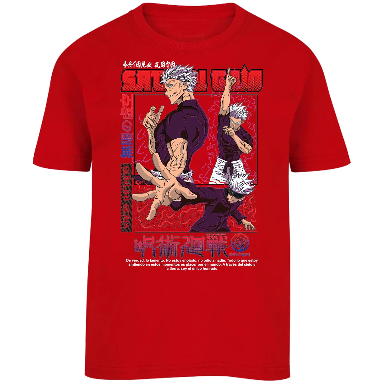 Playera Jujutsu Kaisen Gojo Anime para Niño 15