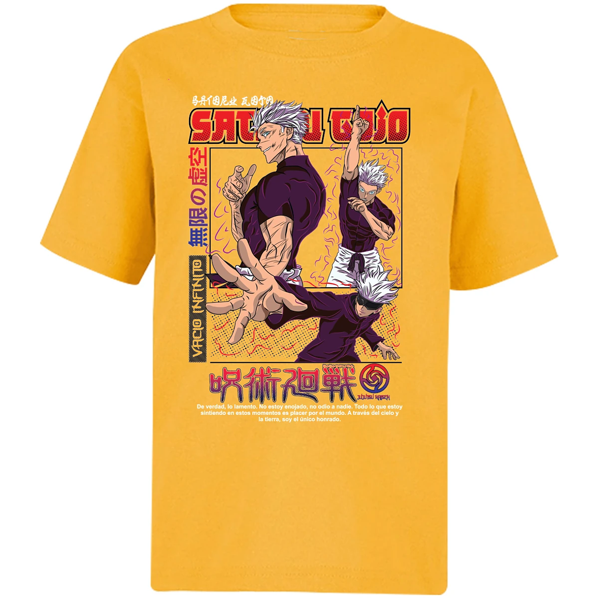Playera Jujutsu Kaisen Gojo Anime para Niño 12