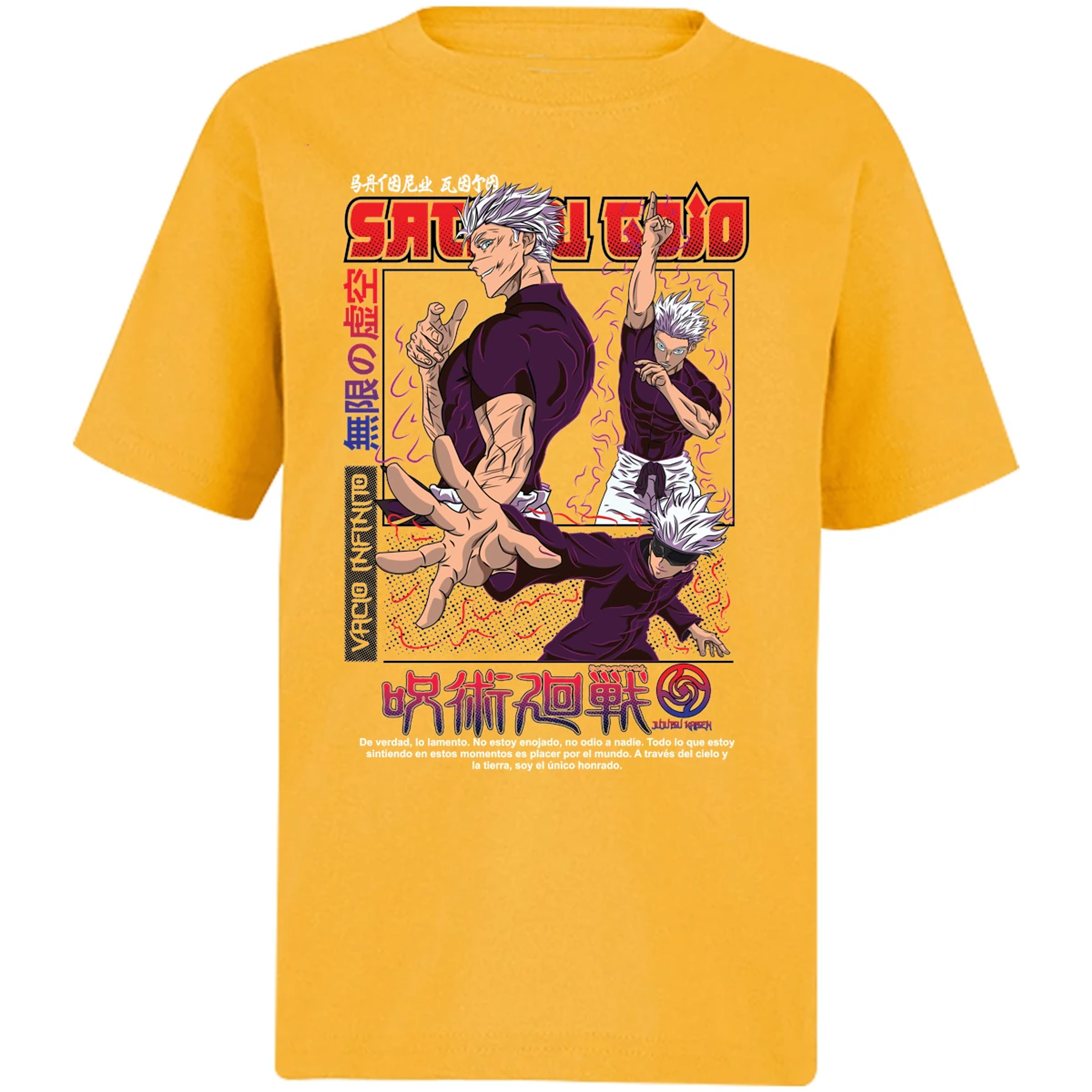 Playera Jujutsu Kaisen Gojo Anime para Niño 12
