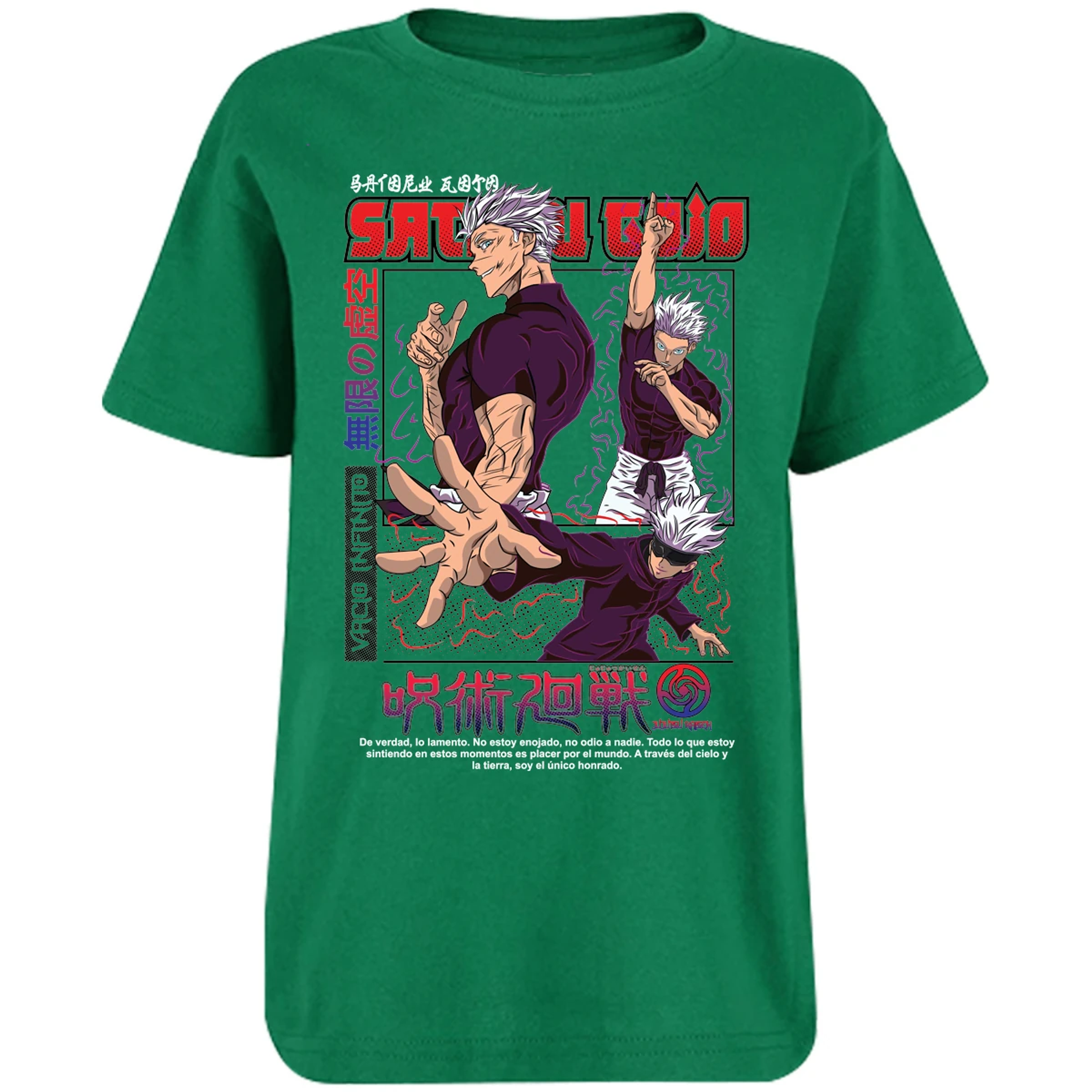 Playera Jujutsu Kaisen Gojo Anime para Niño 8