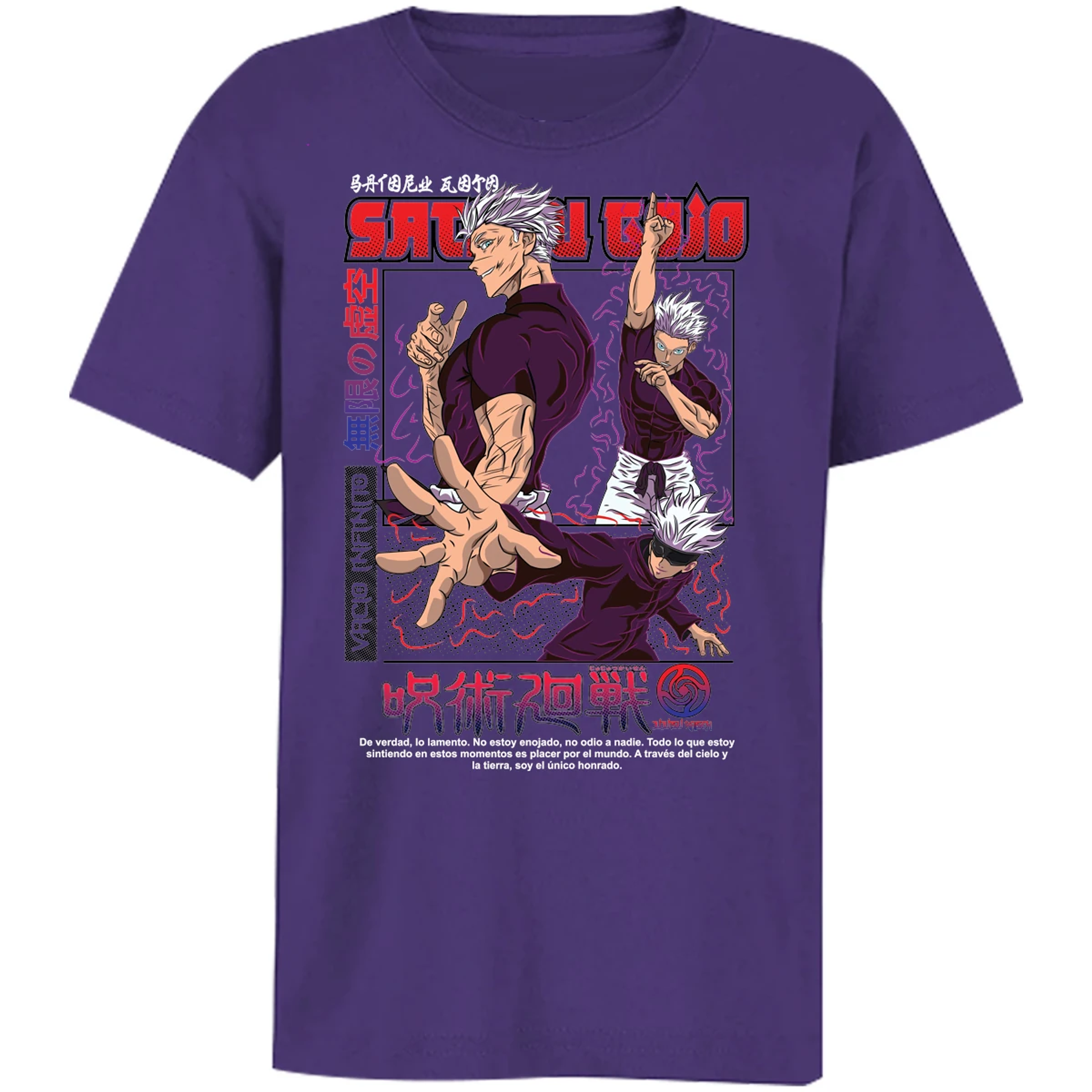 Playera Jujutsu Kaisen Gojo Anime para Niño 9