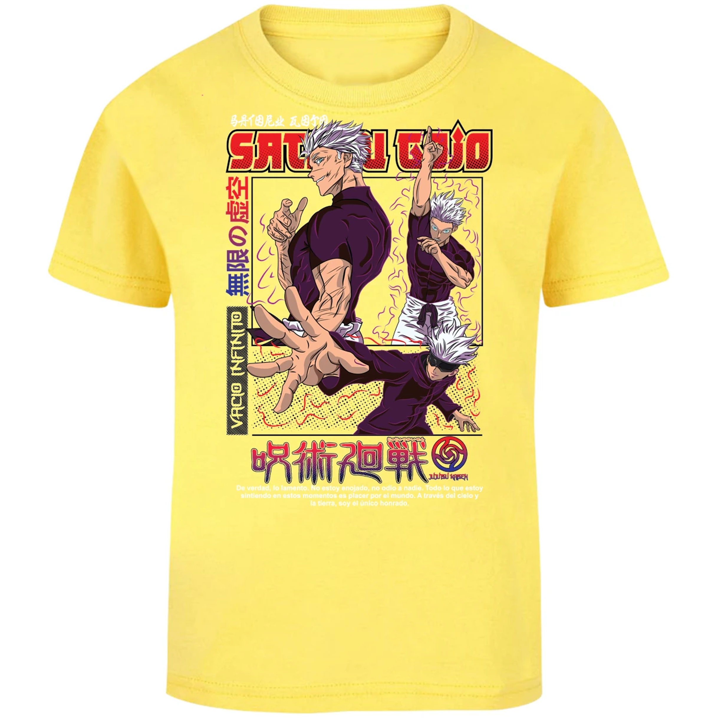 Playera Jujutsu Kaisen Gojo Anime para Niño 10