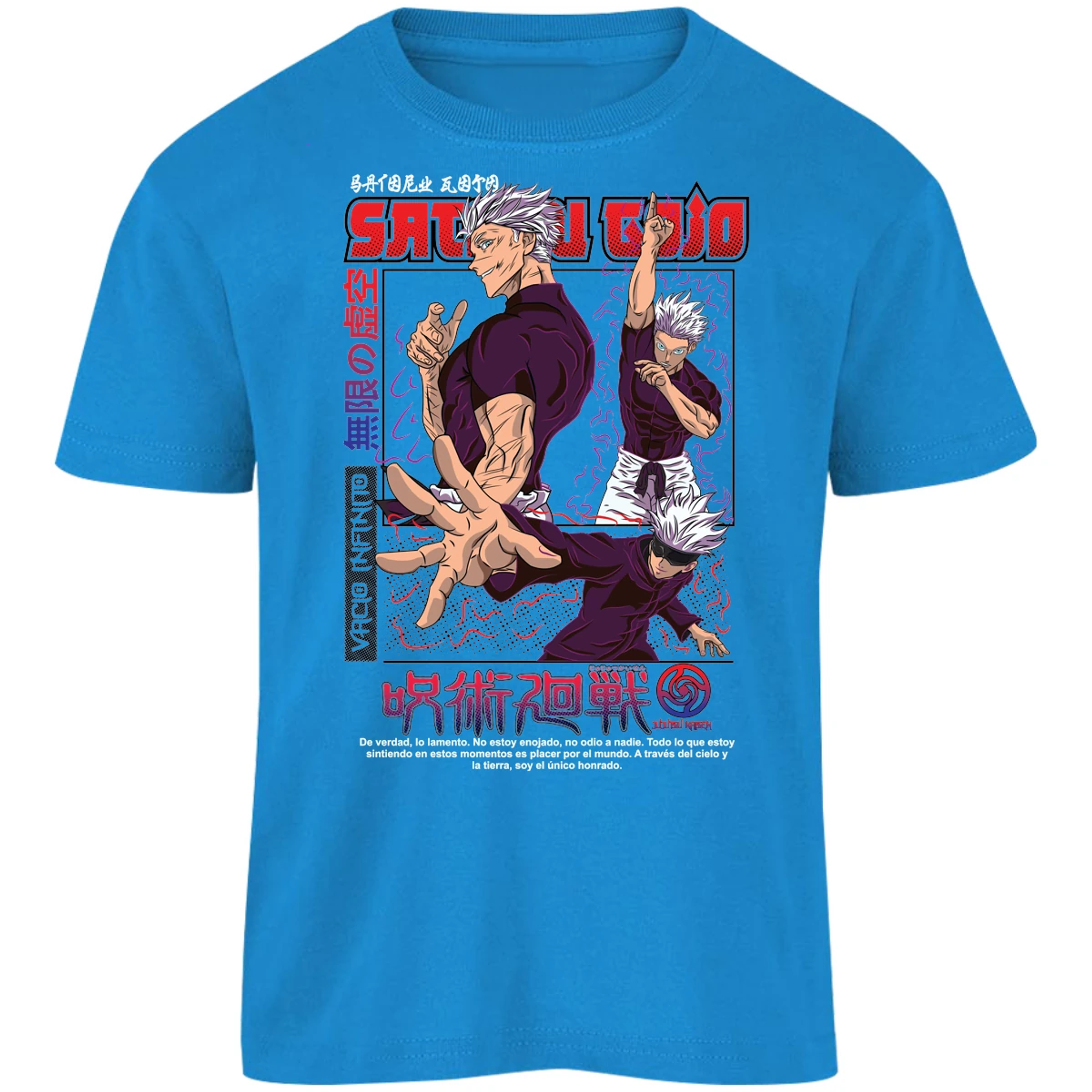 Playera Jujutsu Kaisen Gojo Anime para Niño 17