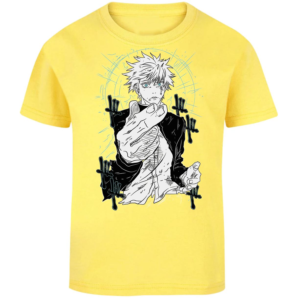 Playera Jujutsu Kaisen Gojo Basic para Niño 7