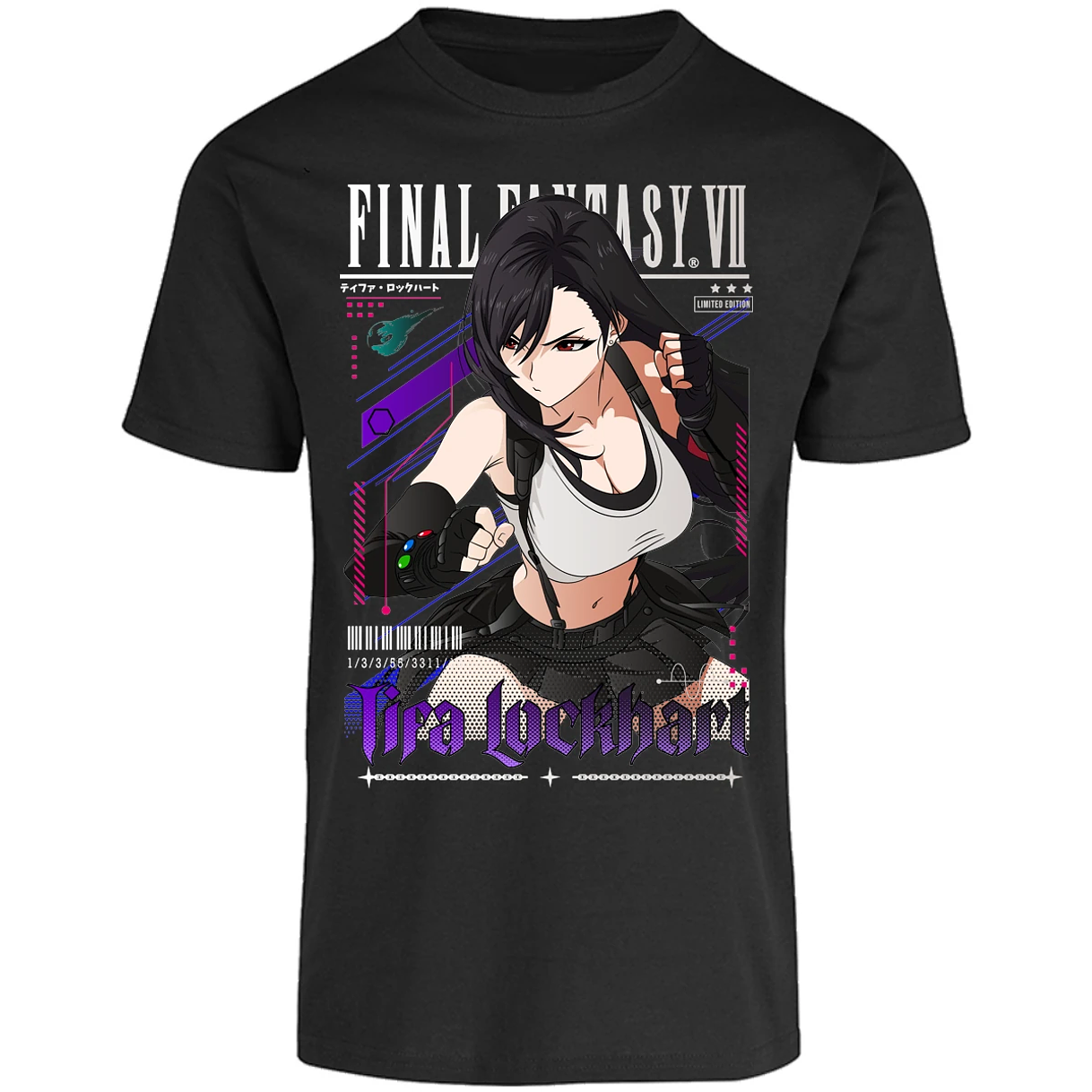 Playera Final Fantasy Vii Tifa Lockhart para Adulto 14