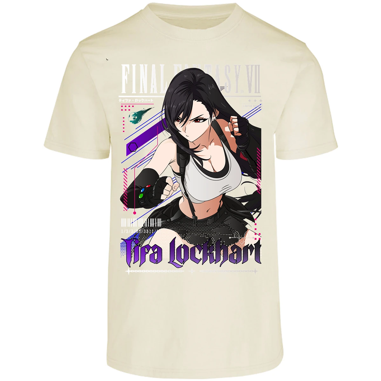 Playera Final Fantasy Vii Tifa Lockhart para Adulto 7