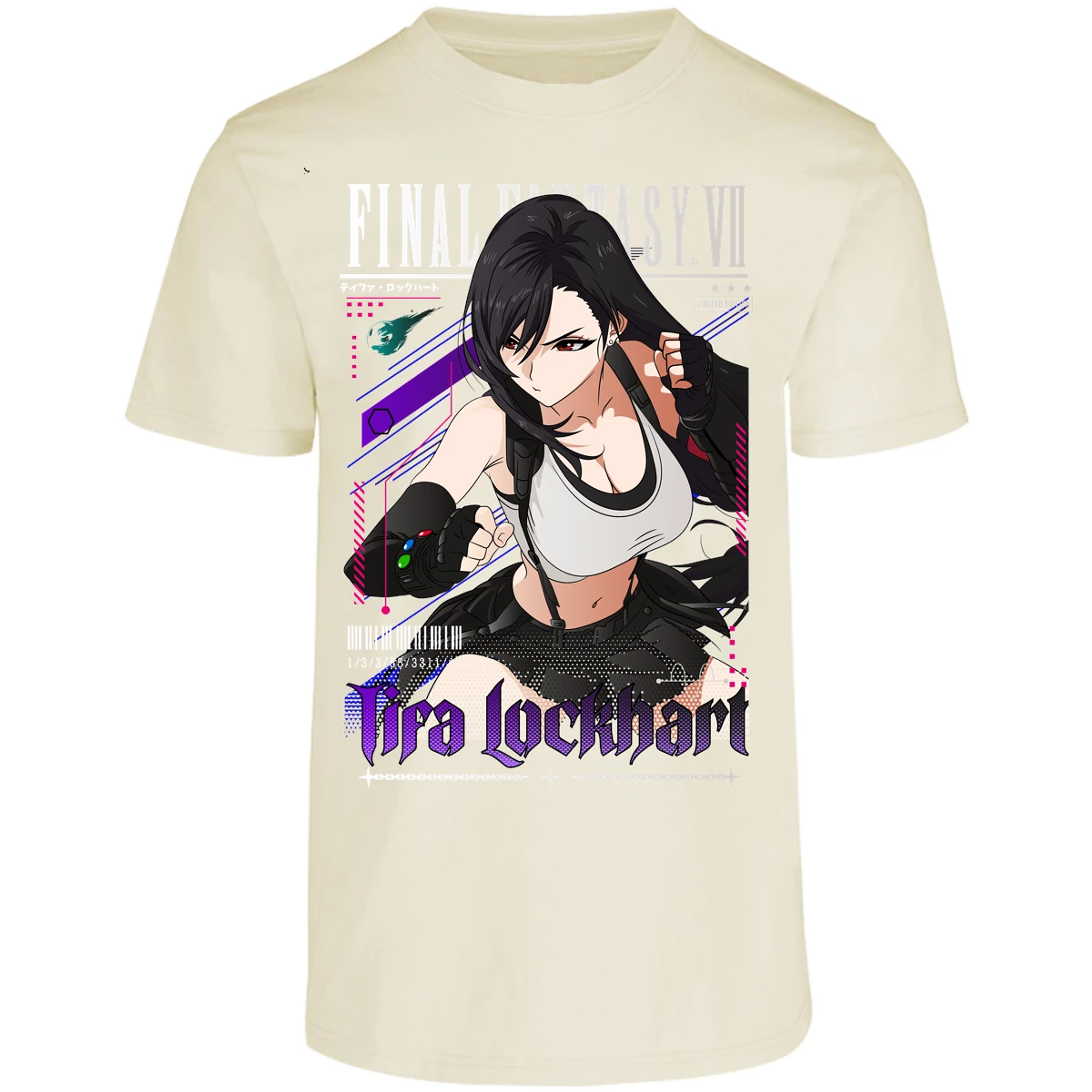 Playera Final Fantasy Vii Tifa Lockhart para Adulto 7