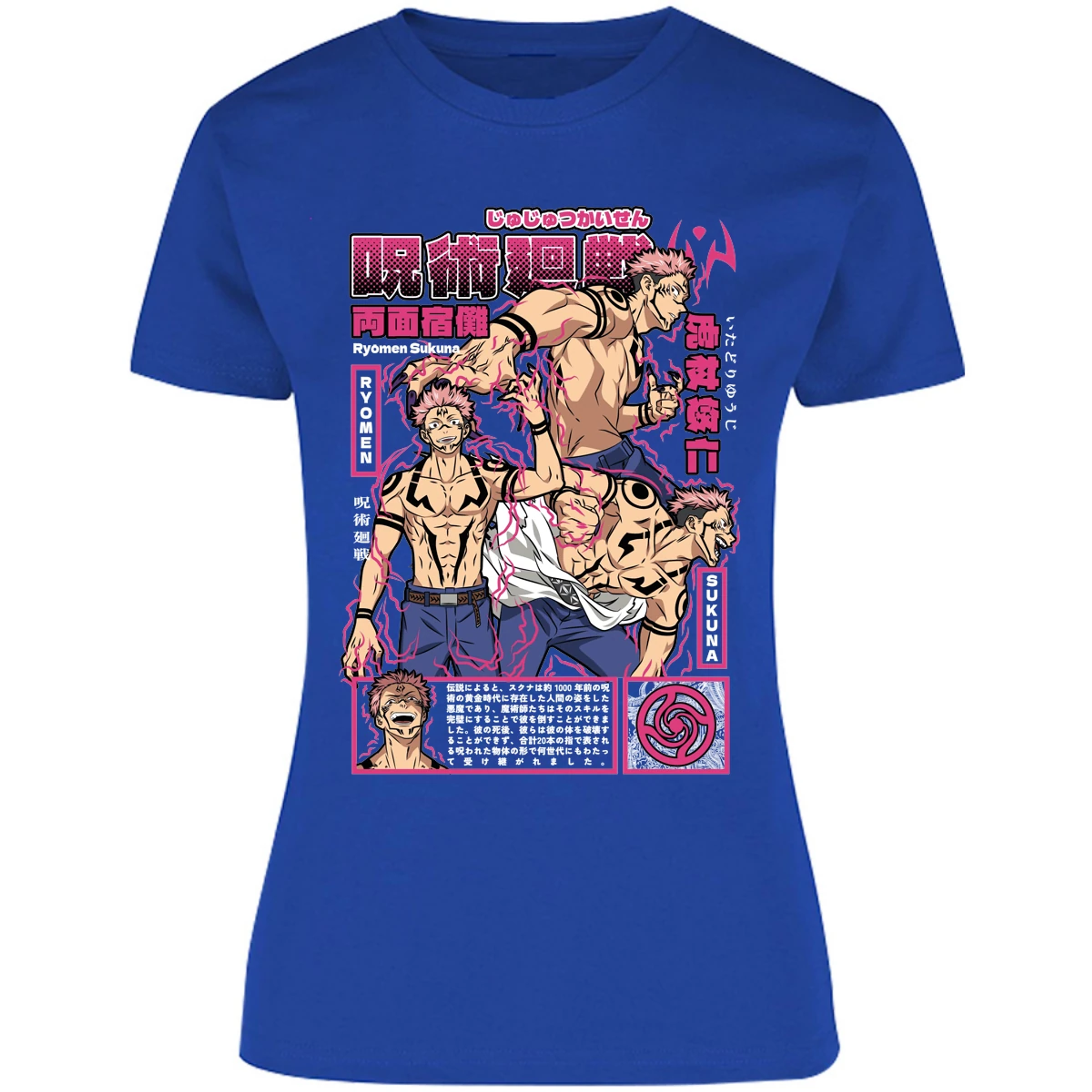 Blusa Jujutsu Kaisen Sukuna Anime Blusa para Mujer 4