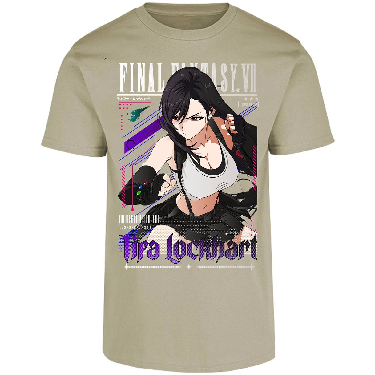 Playera Final Fantasy Vii Tifa Lockhart para Adulto 20