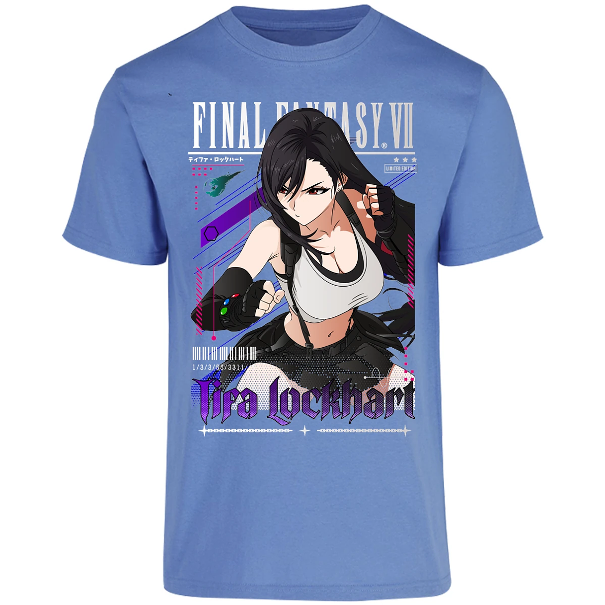 Playera Final Fantasy Vii Tifa Lockhart para Adulto 19