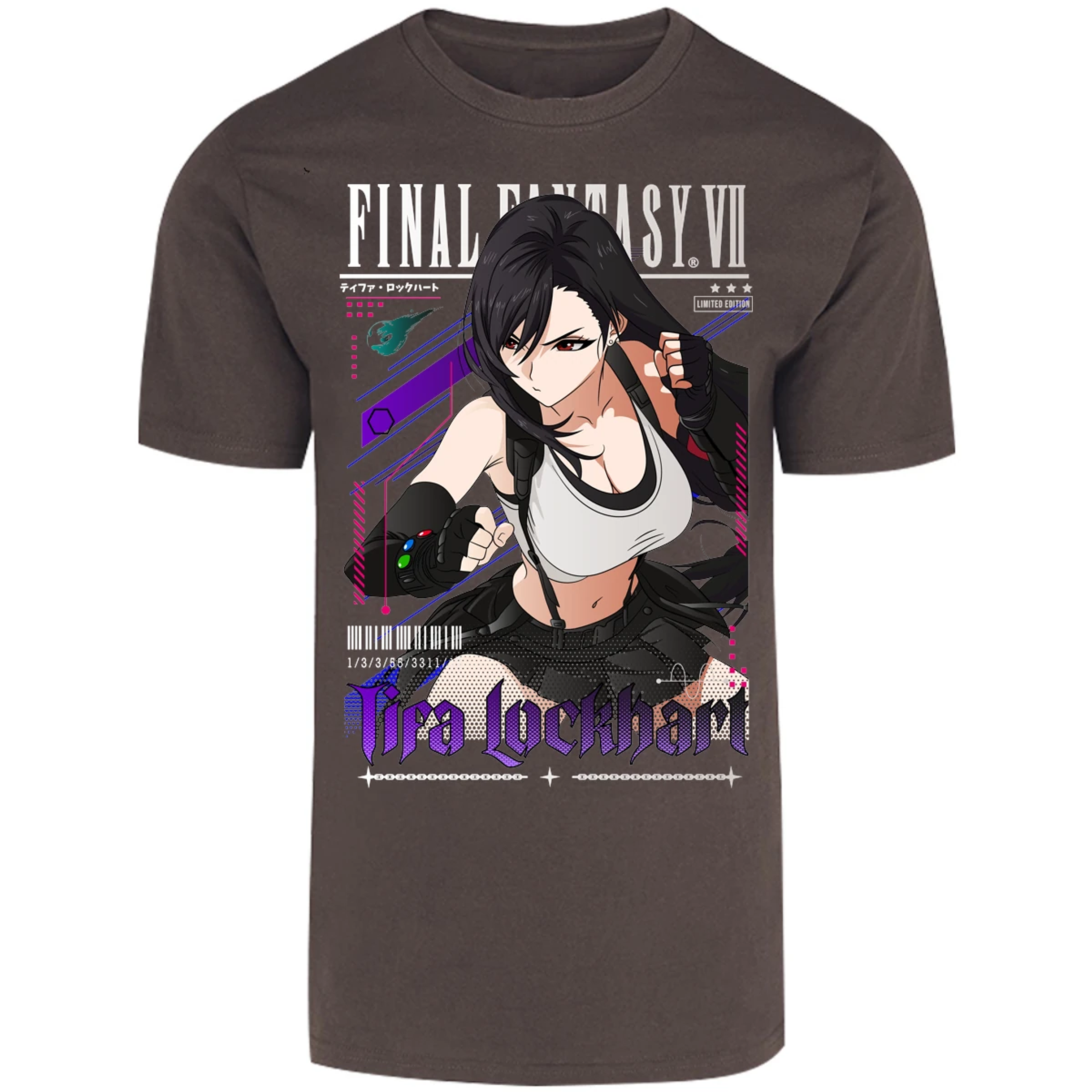 Playera Final Fantasy Vii Tifa Lockhart para Adulto 1