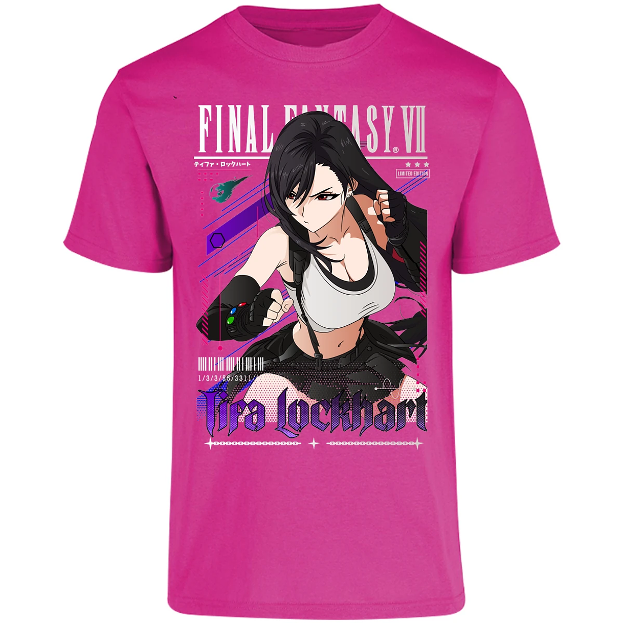 Playera Final Fantasy Vii Tifa Lockhart para Adulto 11