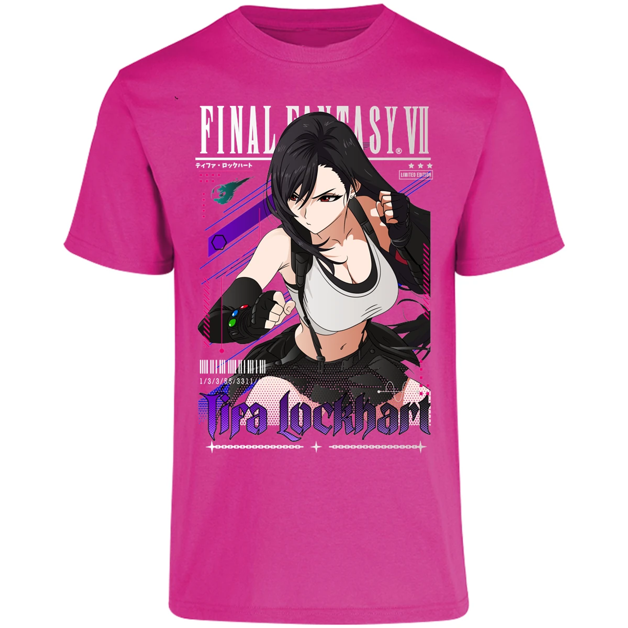 Playera Final Fantasy Vii Tifa Lockhart para Adulto 11