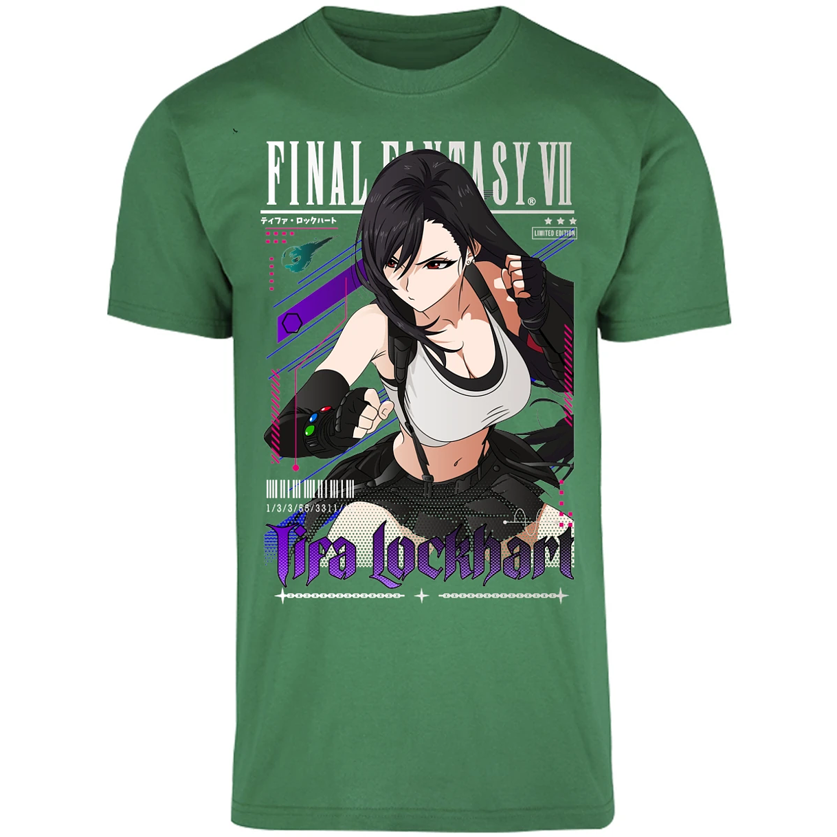 Playera Final Fantasy Vii Tifa Lockhart para Adulto 22