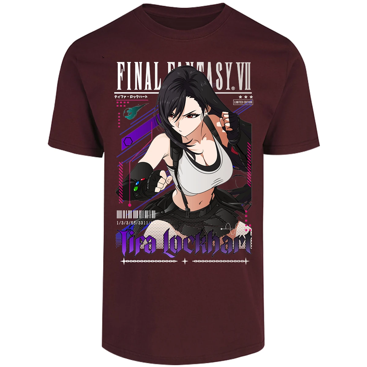 Playera Final Fantasy Vii Tifa Lockhart para Adulto 2
