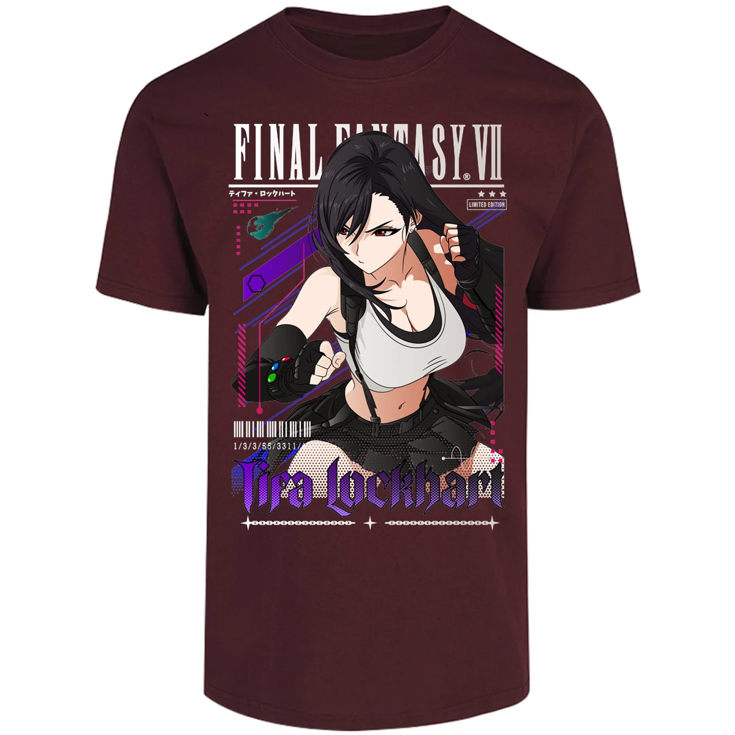 Playera Final Fantasy Vii Tifa Lockhart para Adulto 2