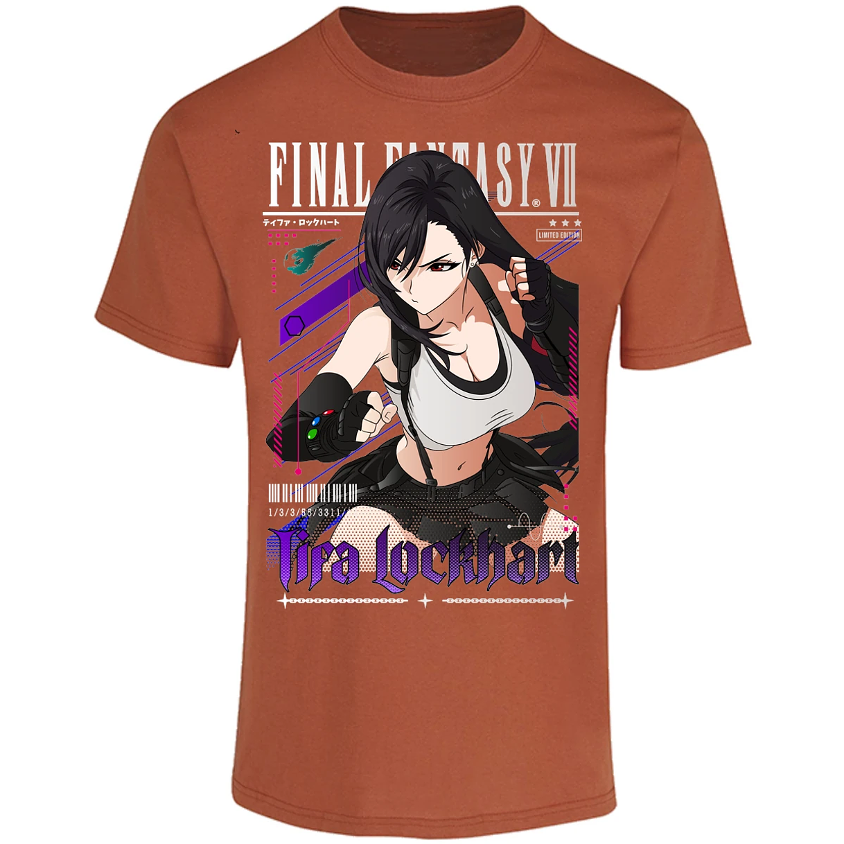 Playera Final Fantasy Vii Tifa Lockhart para Adulto 8