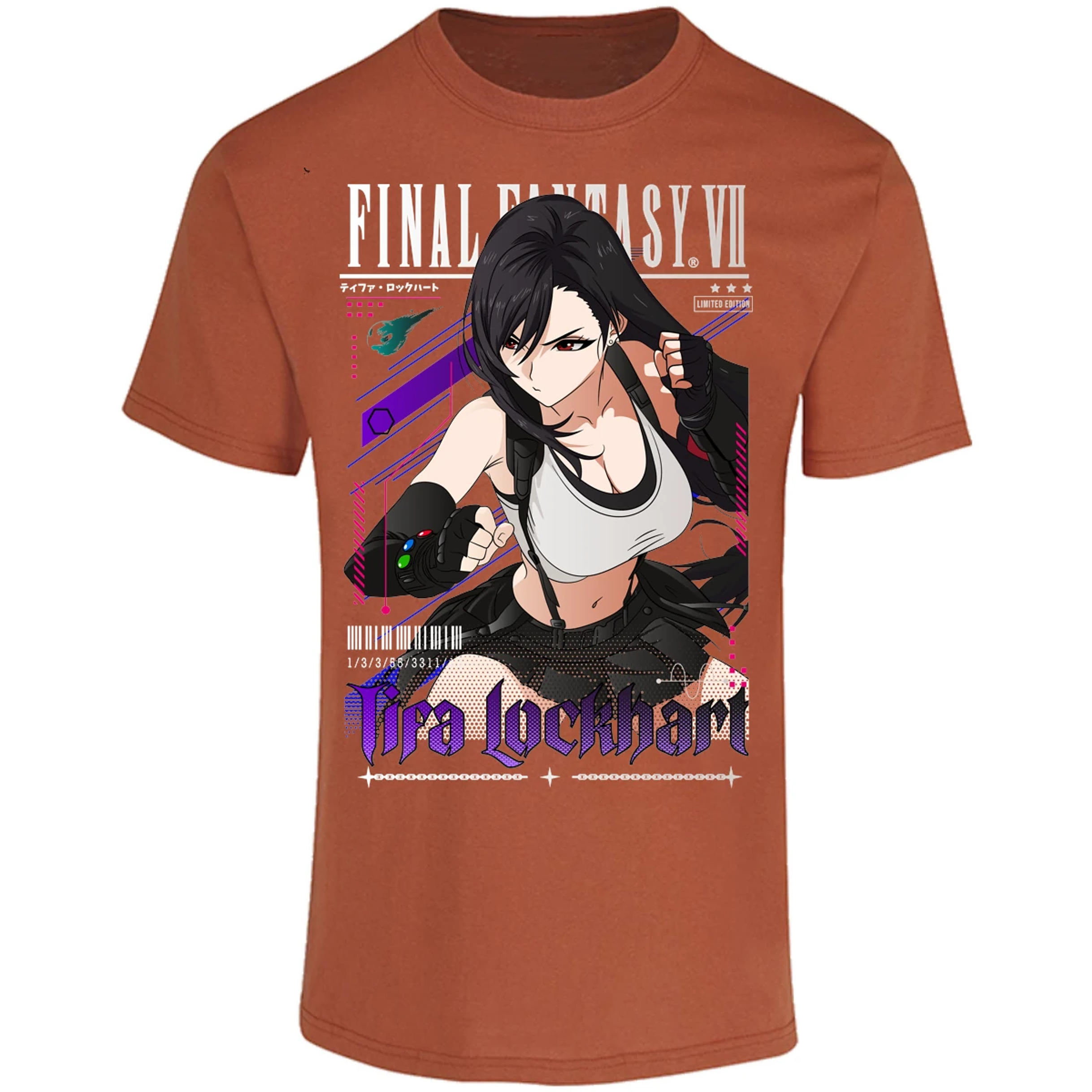 Playera Final Fantasy Vii Tifa Lockhart para Adulto 8
