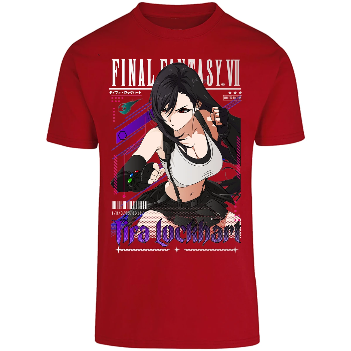 Playera Final Fantasy Vii Tifa Lockhart para Adulto 12