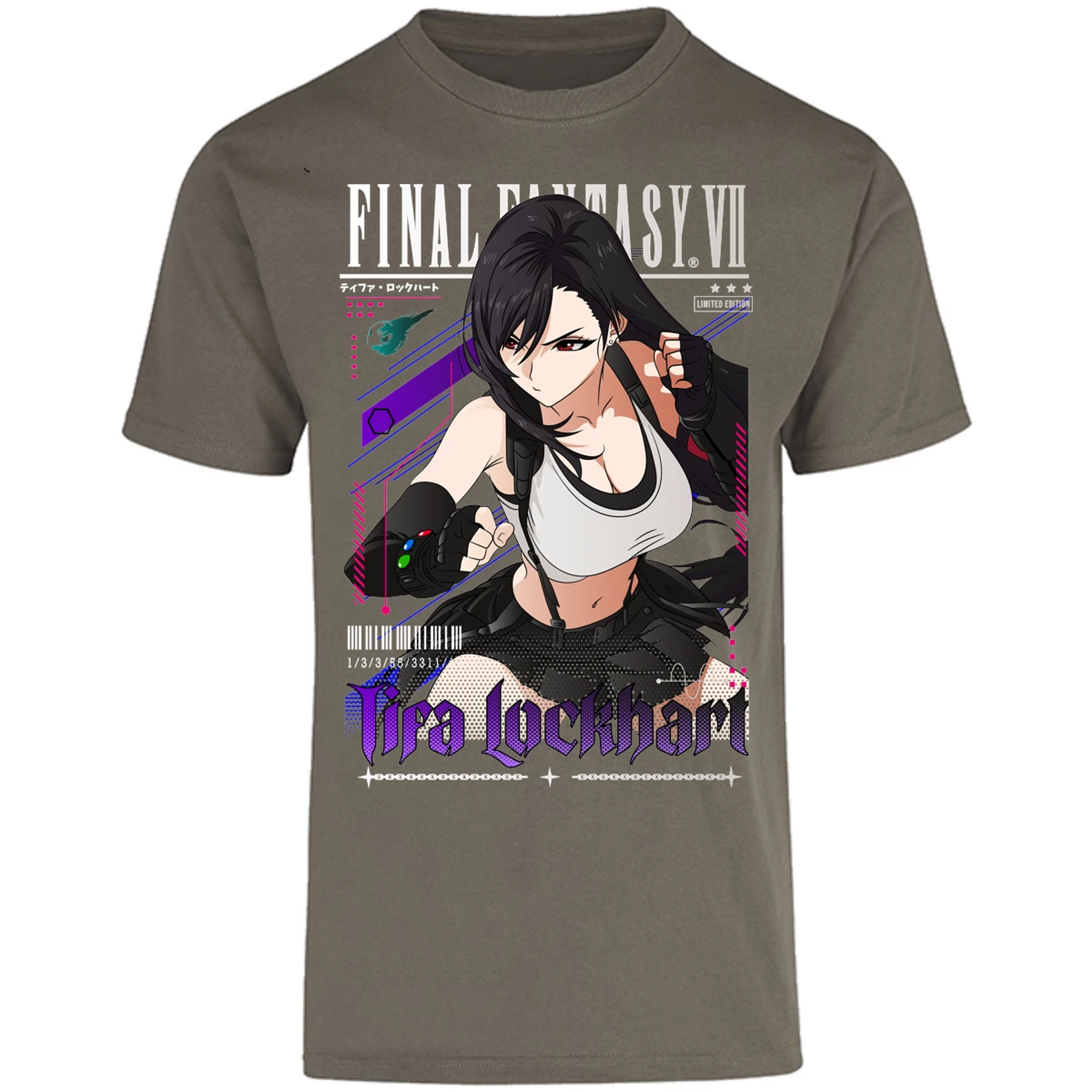 Playera Final Fantasy Vii Tifa Lockhart para Adulto 18