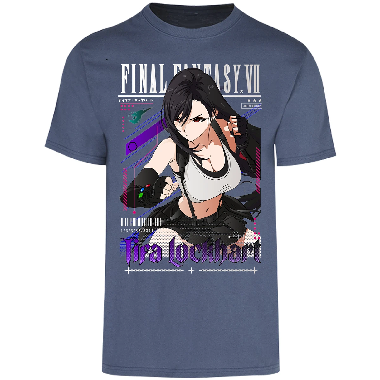 Playera Final Fantasy Vii Tifa Lockhart para Adulto 21
