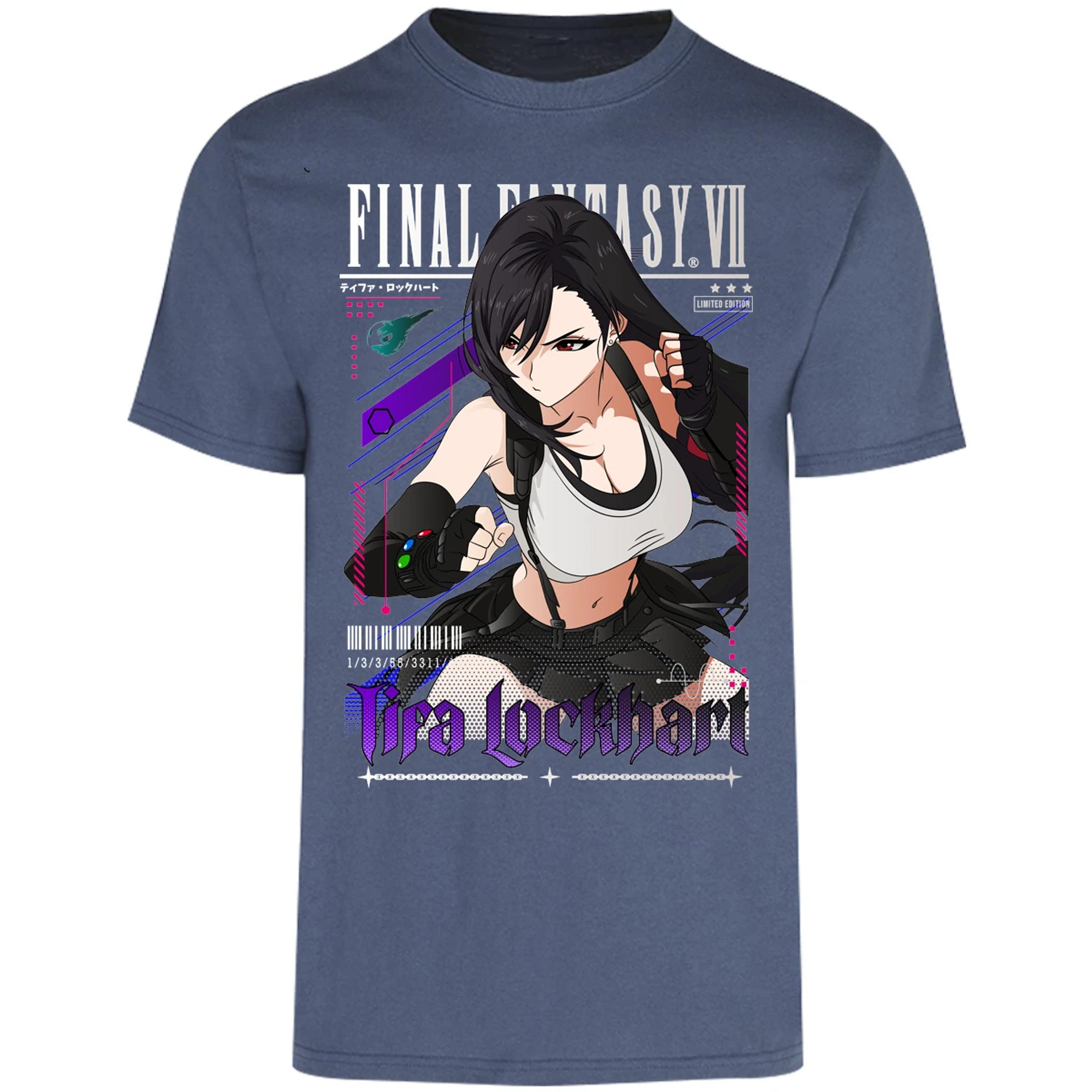 Playera Final Fantasy Vii Tifa Lockhart para Adulto 21