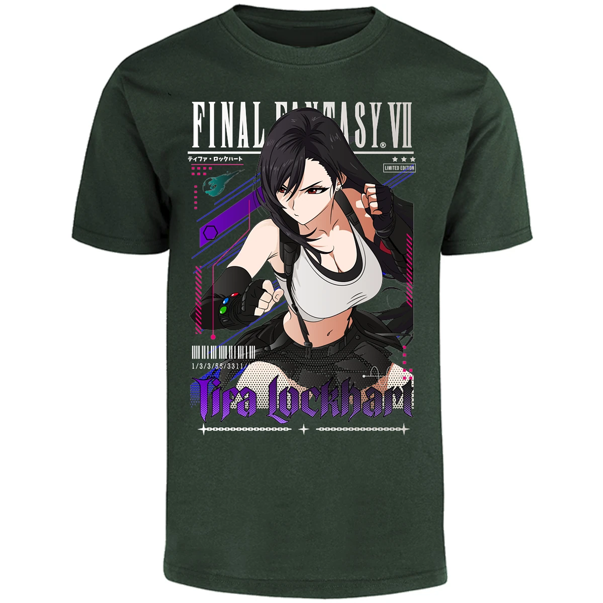 Playera Final Fantasy Vii Tifa Lockhart para Adulto 23