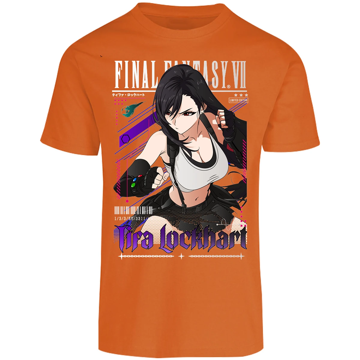 Playera Final Fantasy Vii Tifa Lockhart para Adulto 24