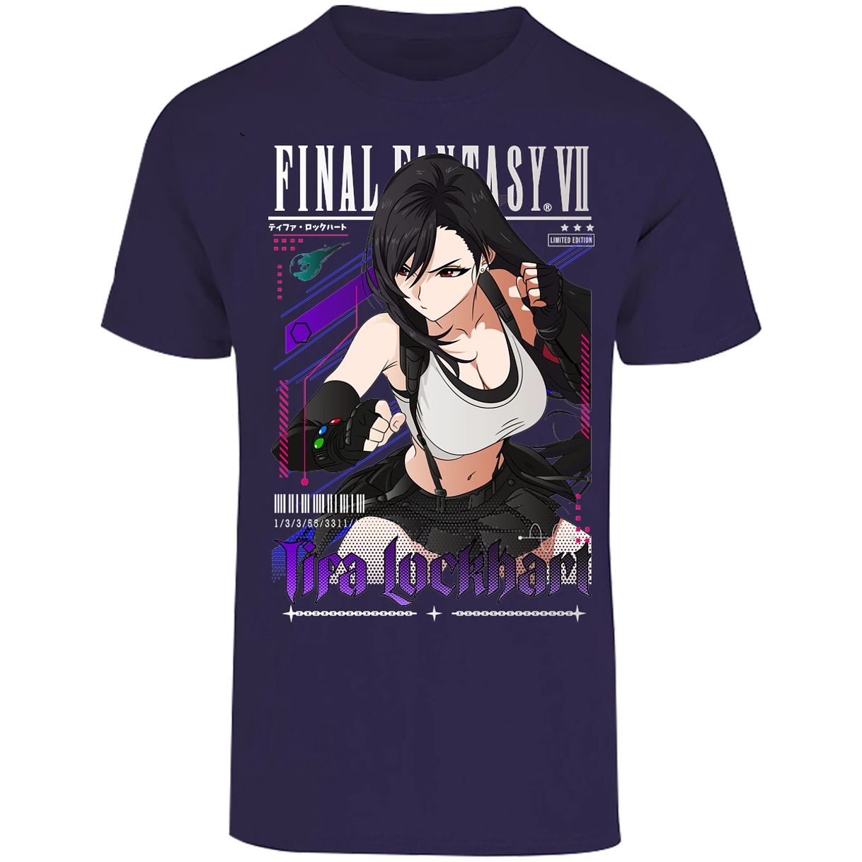 Playera Final Fantasy Vii Tifa Lockhart para Adulto 25