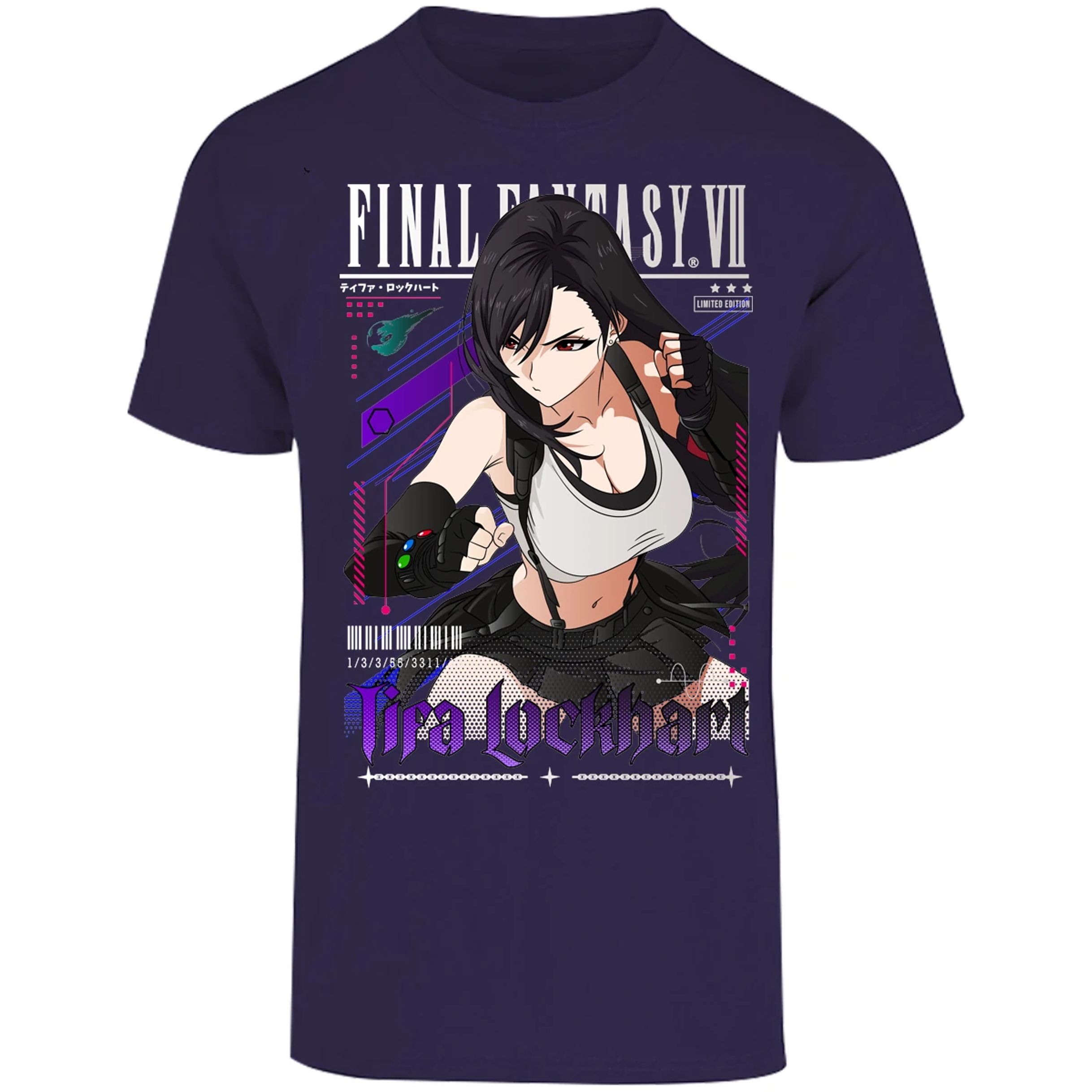 Playera Final Fantasy Vii Tifa Lockhart para Adulto 25