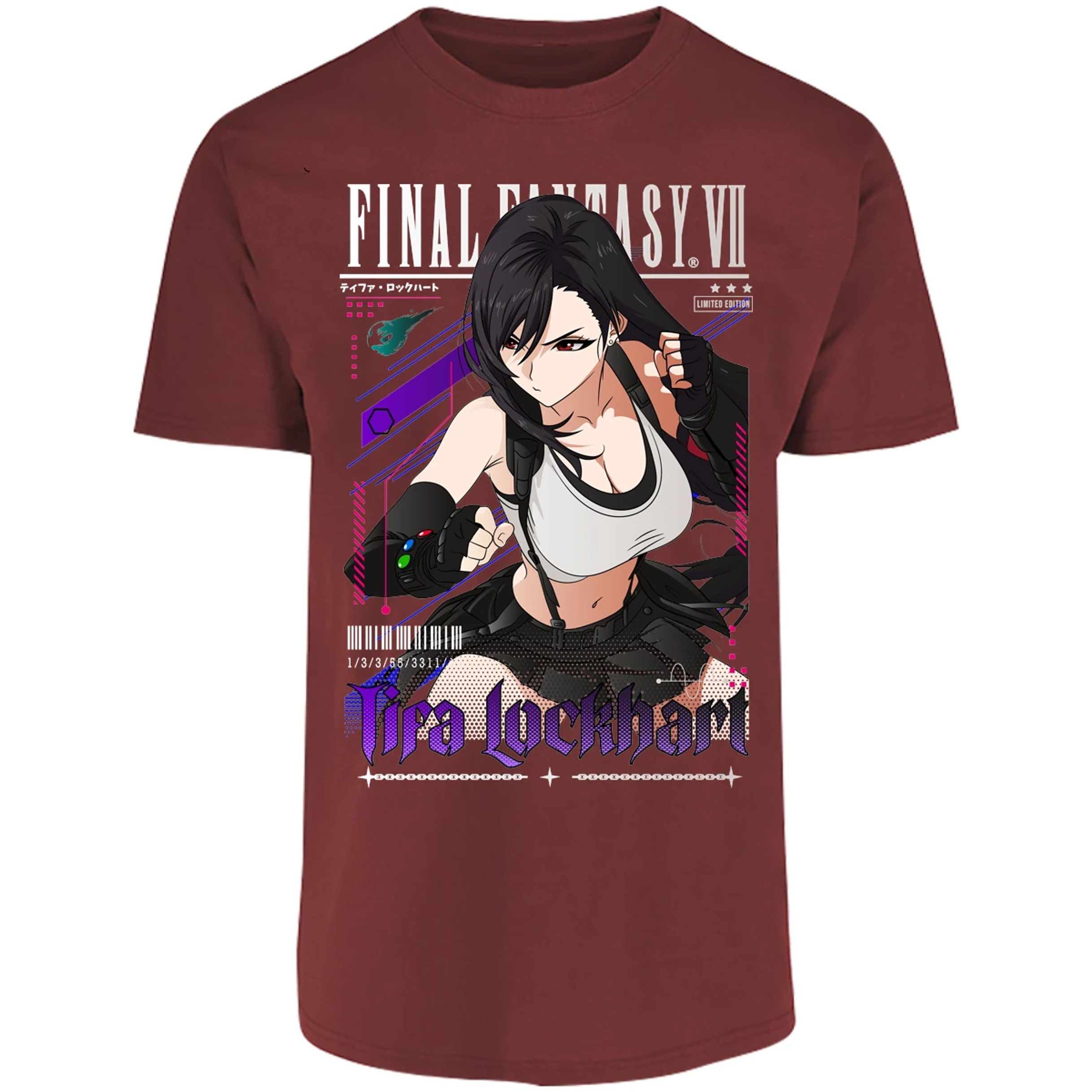 Playera Final Fantasy Vii Tifa Lockhart para Adulto 26