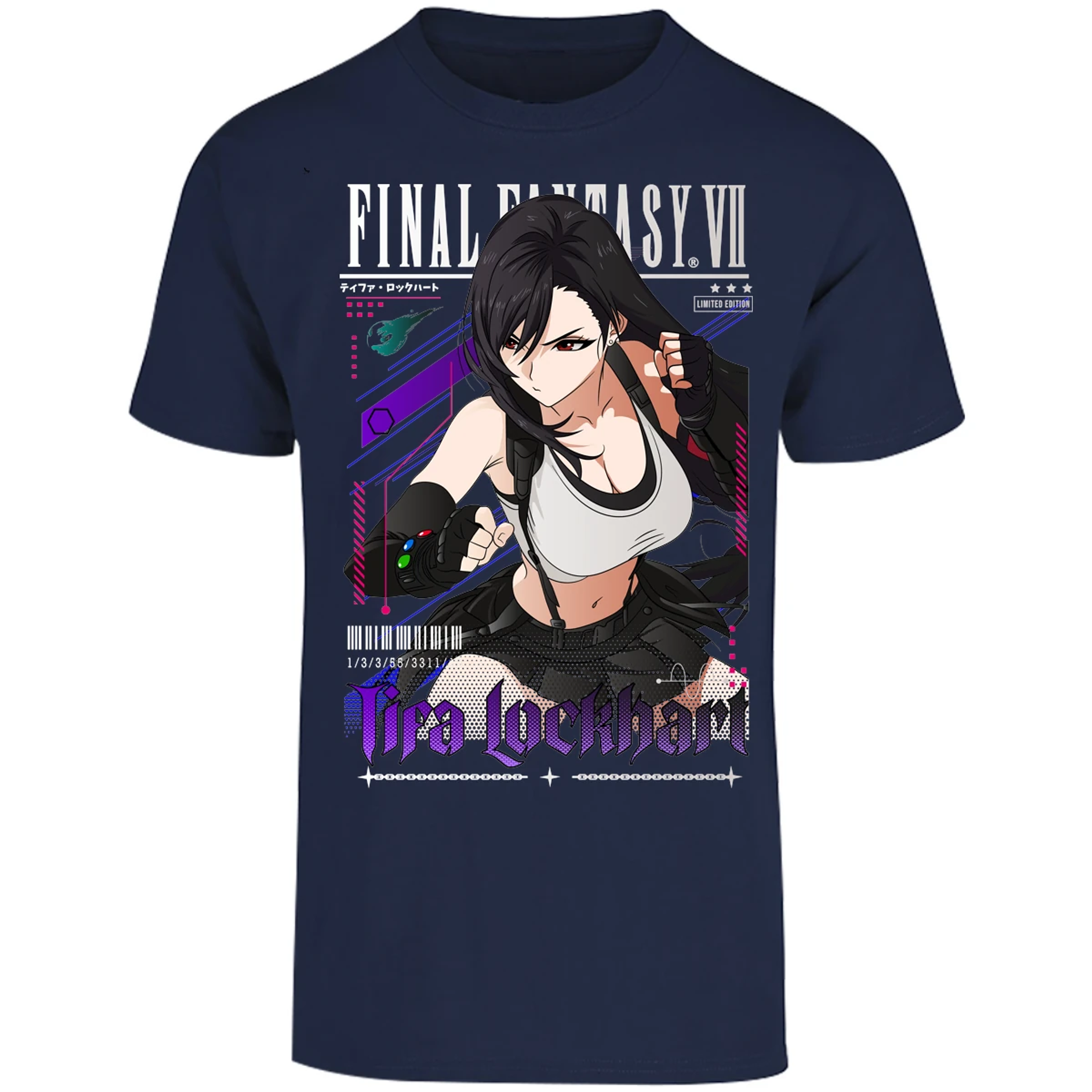 Playera Final Fantasy Vii Tifa Lockhart para Adulto 28