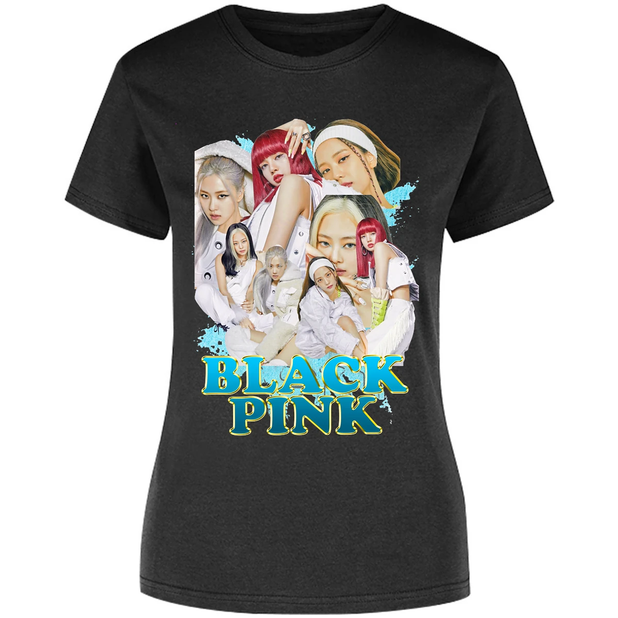 Blusa K Pop Black Pink Blusa para Mujer 11