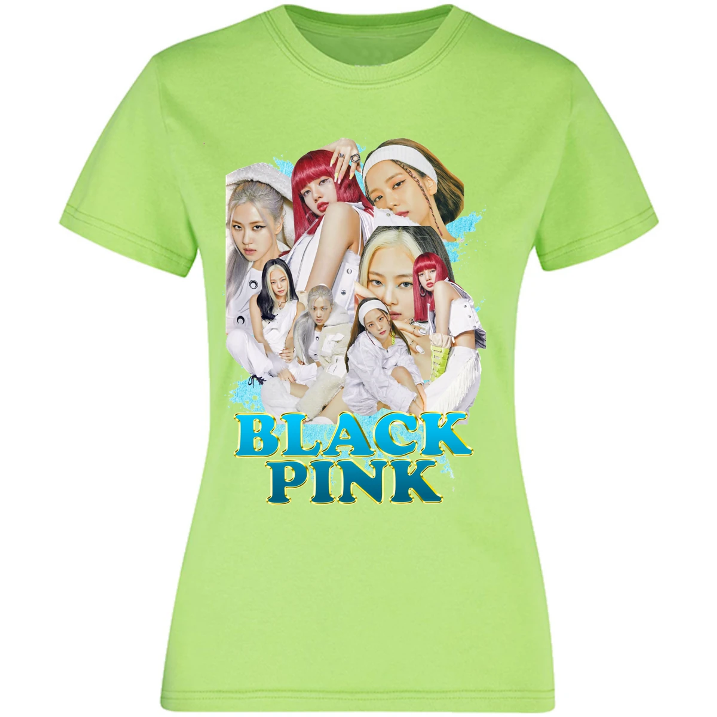 Blusa K Pop Black Pink Blusa para Mujer 13