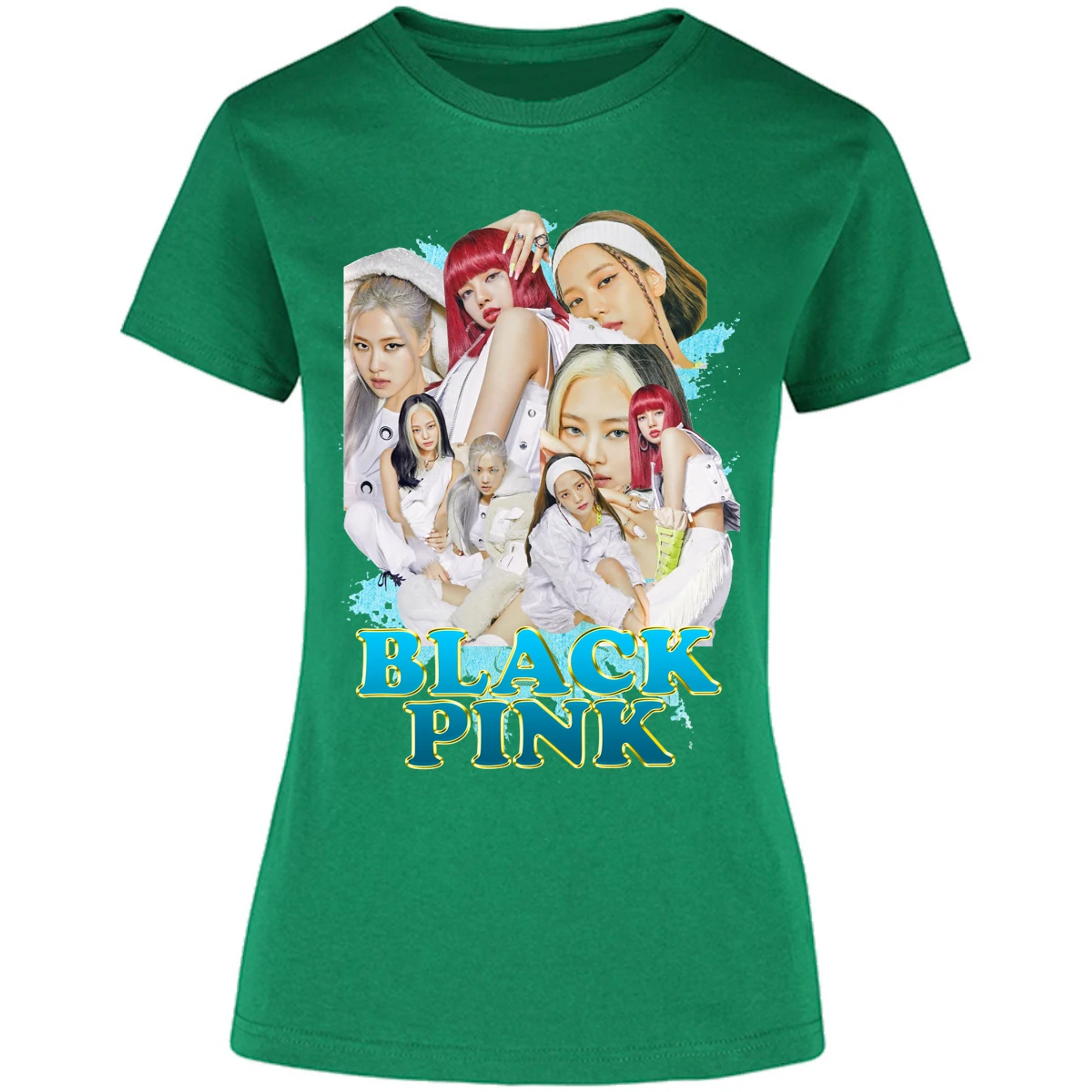 Blusa K Pop Black Pink Blusa para Mujer 17