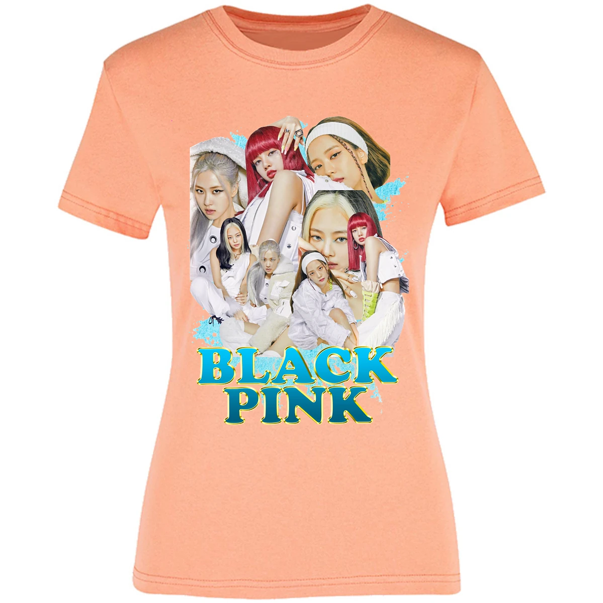 Blusa K Pop Black Pink Blusa para Mujer 4