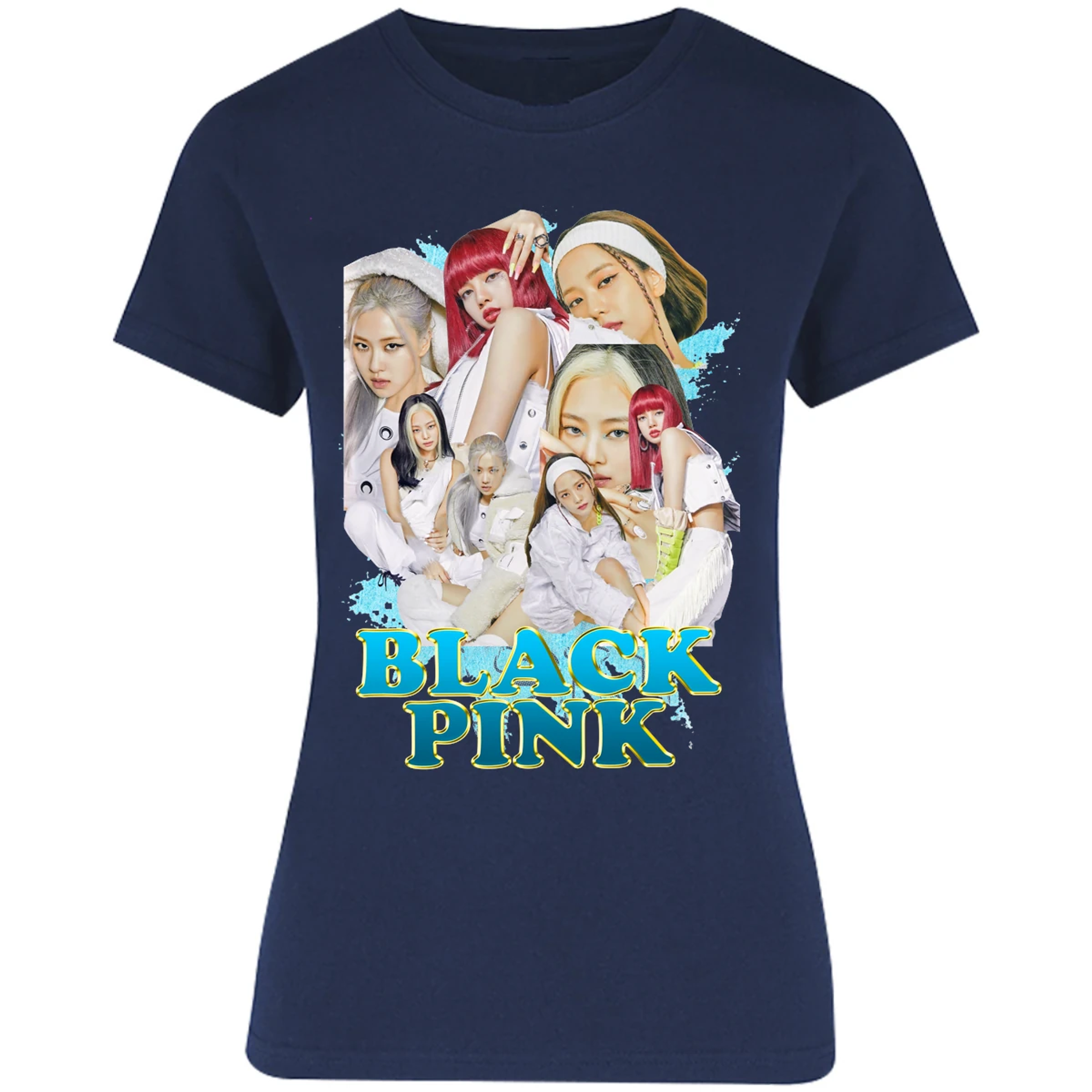 Blusa K Pop Black Pink Blusa para Mujer 18