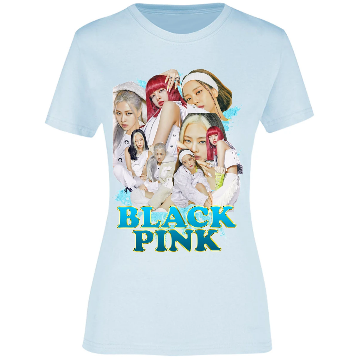 Blusa K Pop Black Pink Blusa para Mujer 8