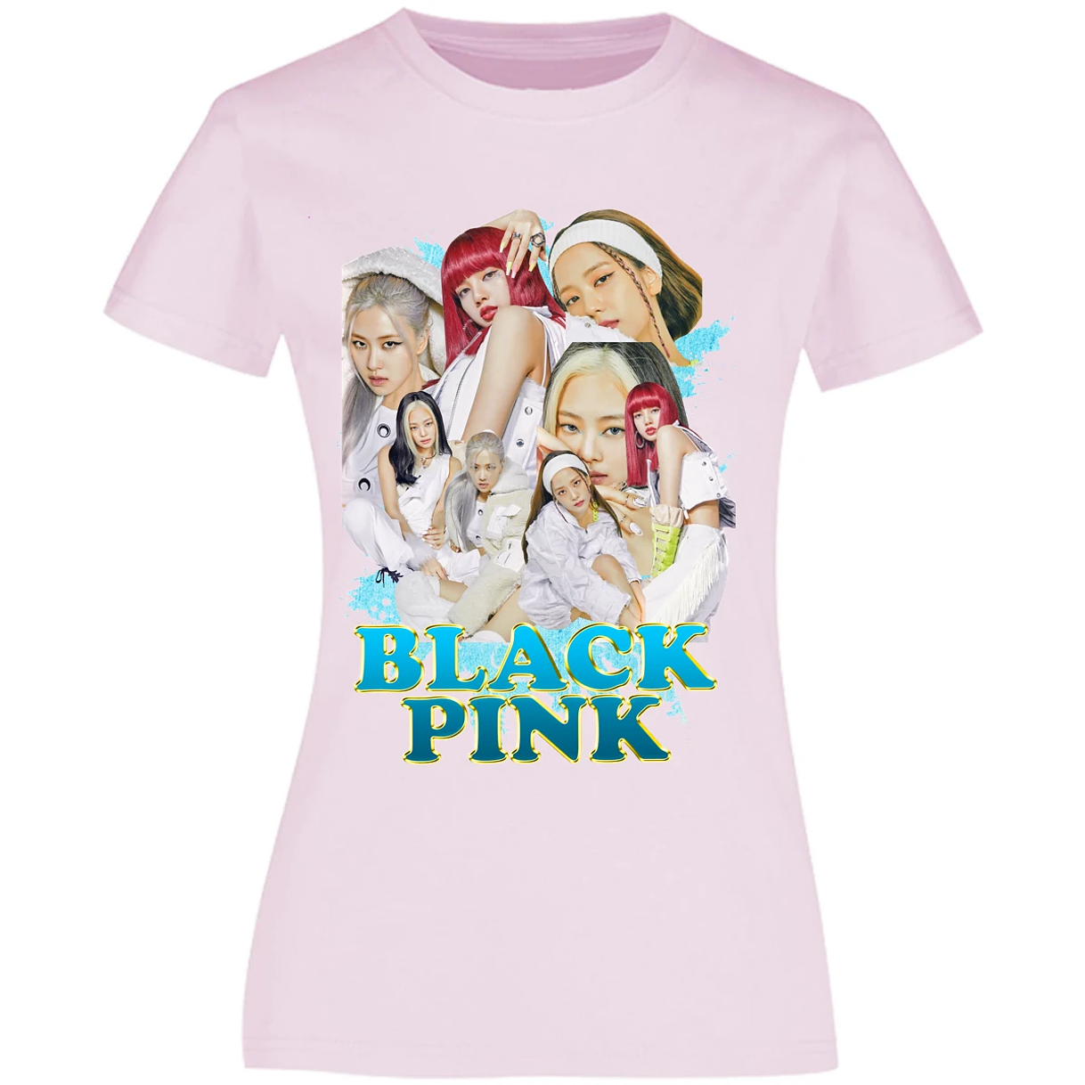 Blusa K Pop Black Pink Blusa para Mujer 10