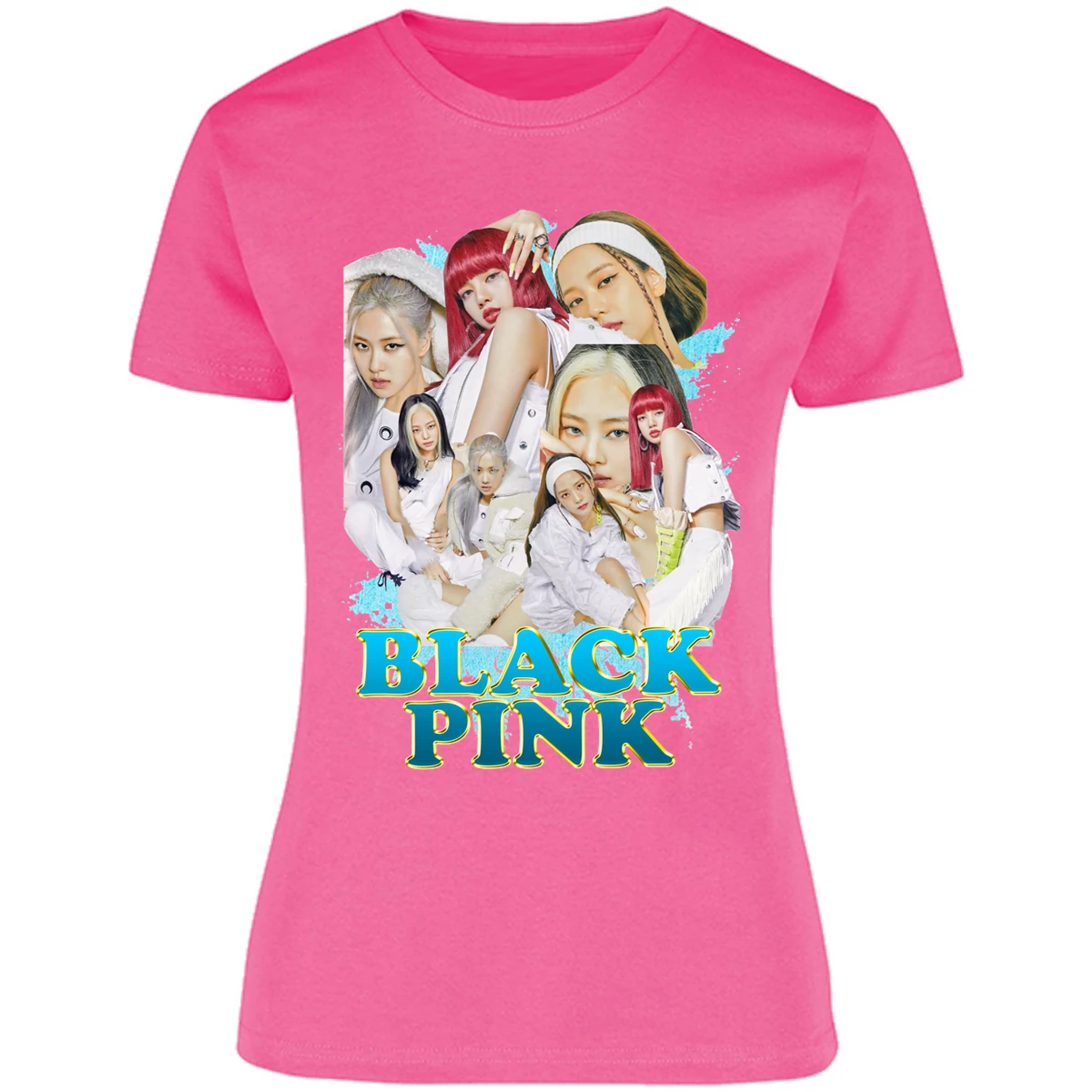 Blusa K Pop Black Pink Blusa para Mujer 14