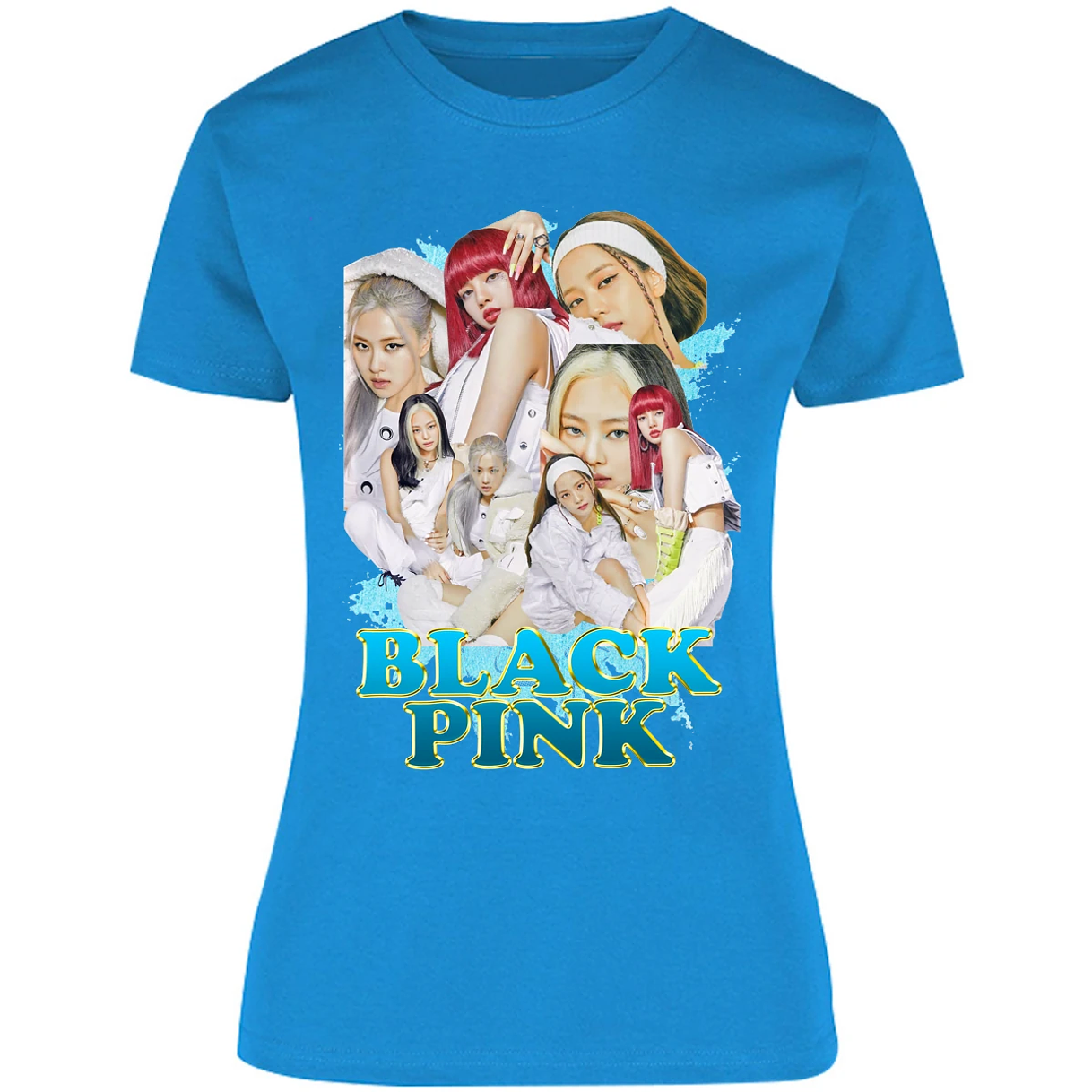 Blusa K Pop Black Pink Blusa para Mujer 15