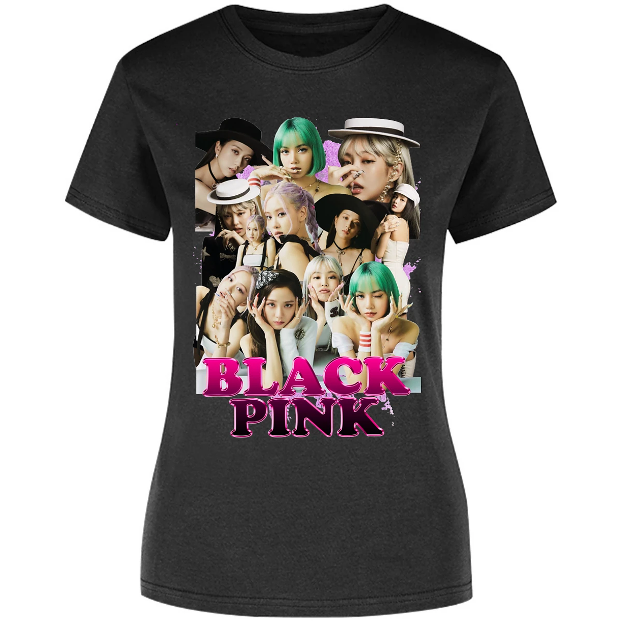 Blusa K Pop Black Pink Printable Blusa para Mujer 3