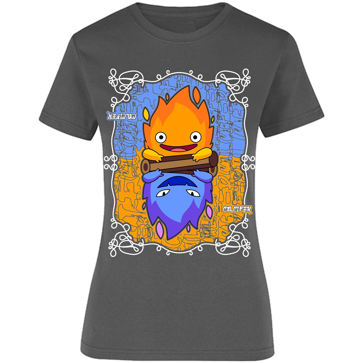 Blusa Ghibli Calcifer Anime Blusa para Mujer 12