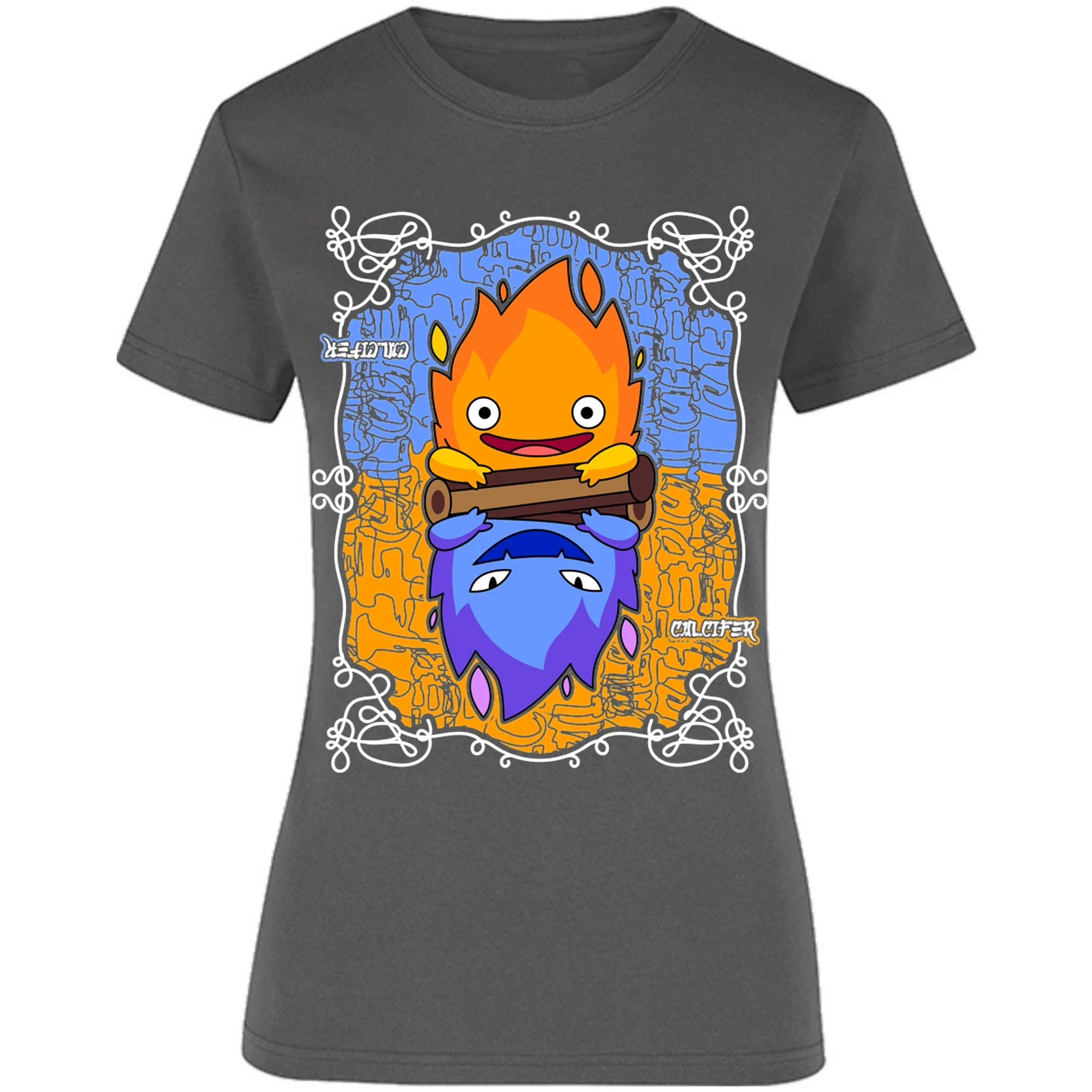 Blusa Ghibli Calcifer Anime Blusa para Mujer 12